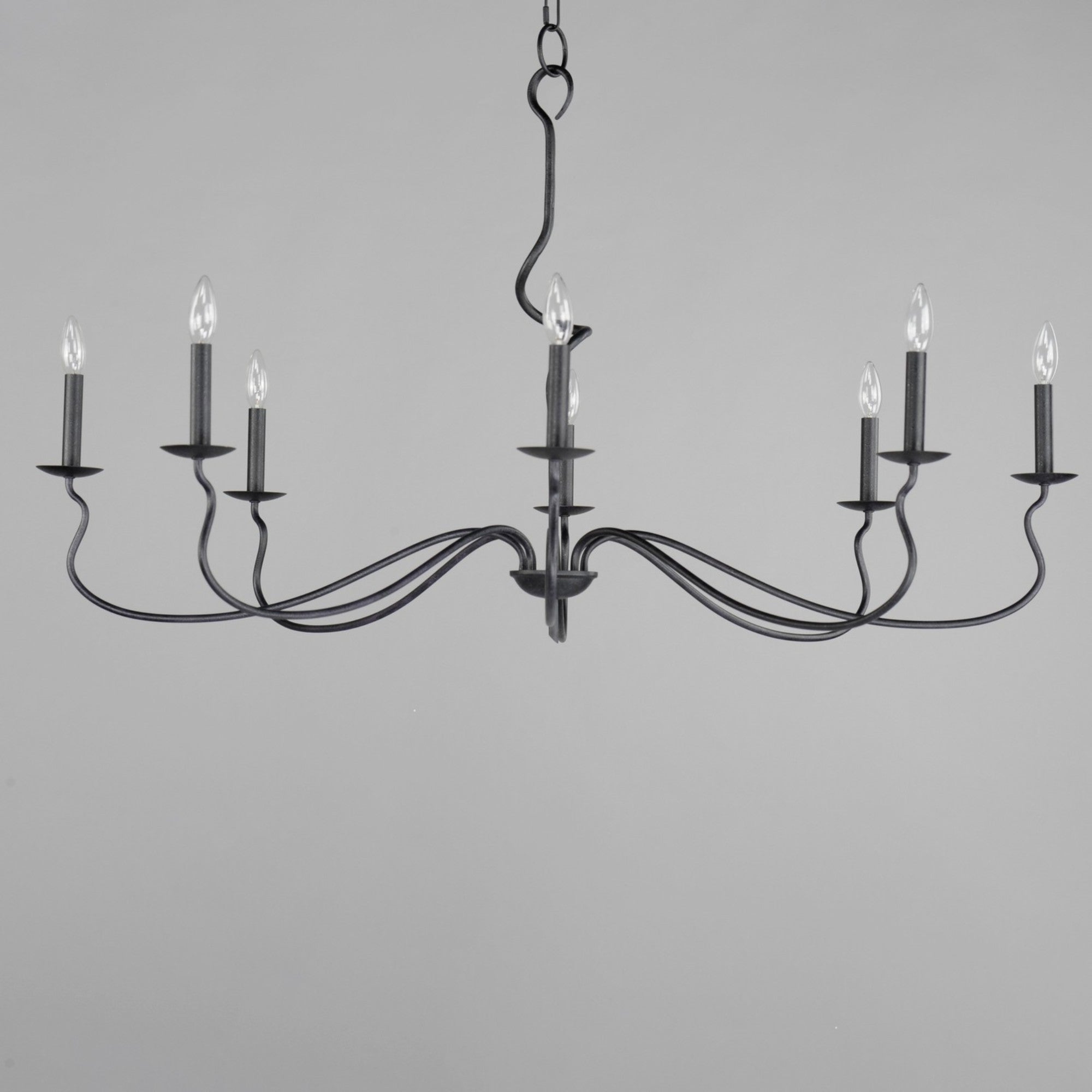 Padrona 49 in. 8 lights Chandelier Black Oxide finish - Bees Lighting