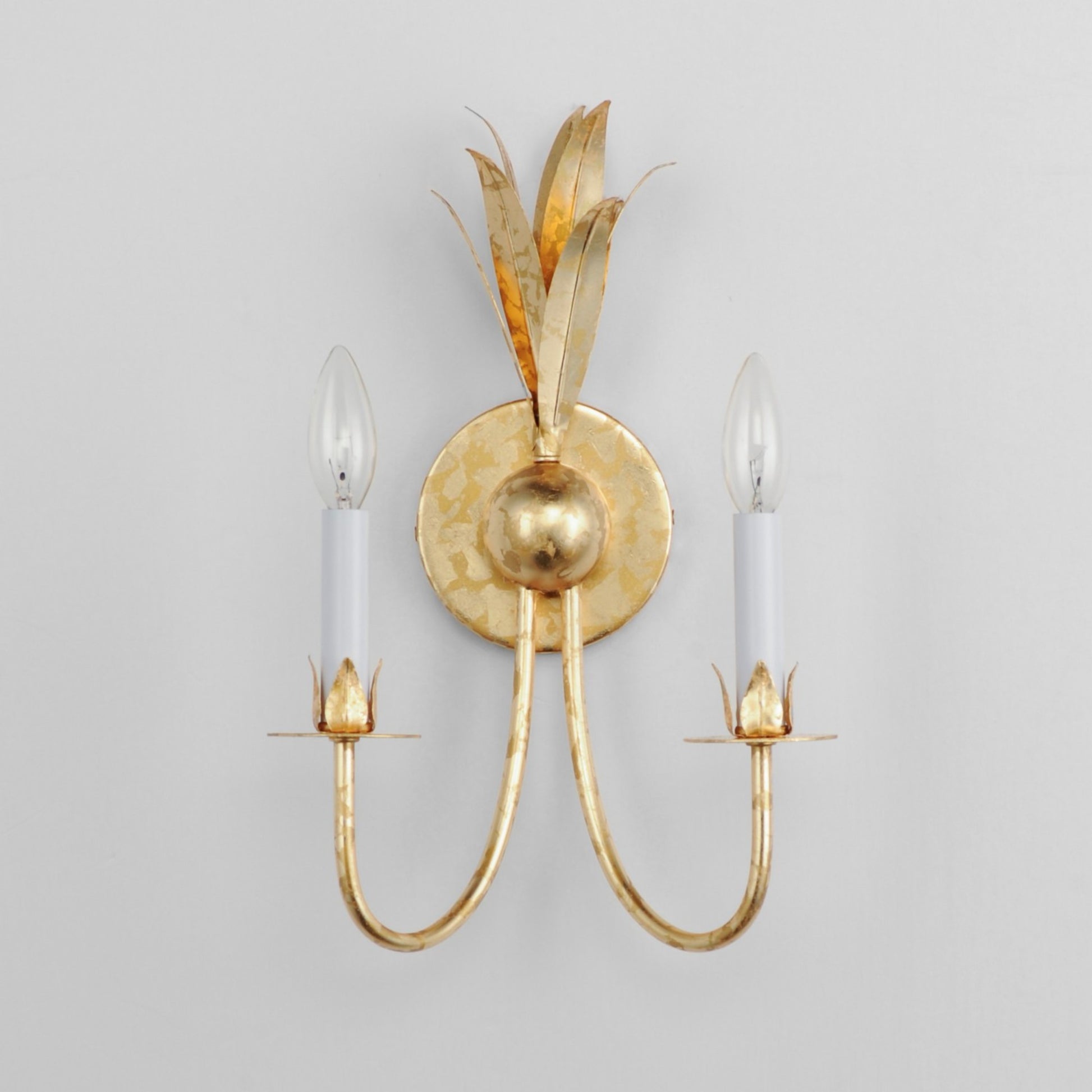 Paloma 16" 2 Lights Armed Sconce, Gold finish - Bees Lighting