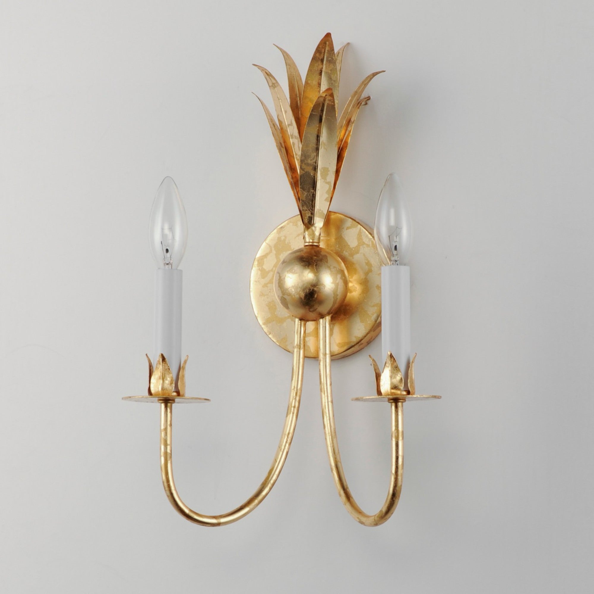 Paloma 16" 2 Lights Armed Sconce, Gold finish - Bees Lighting