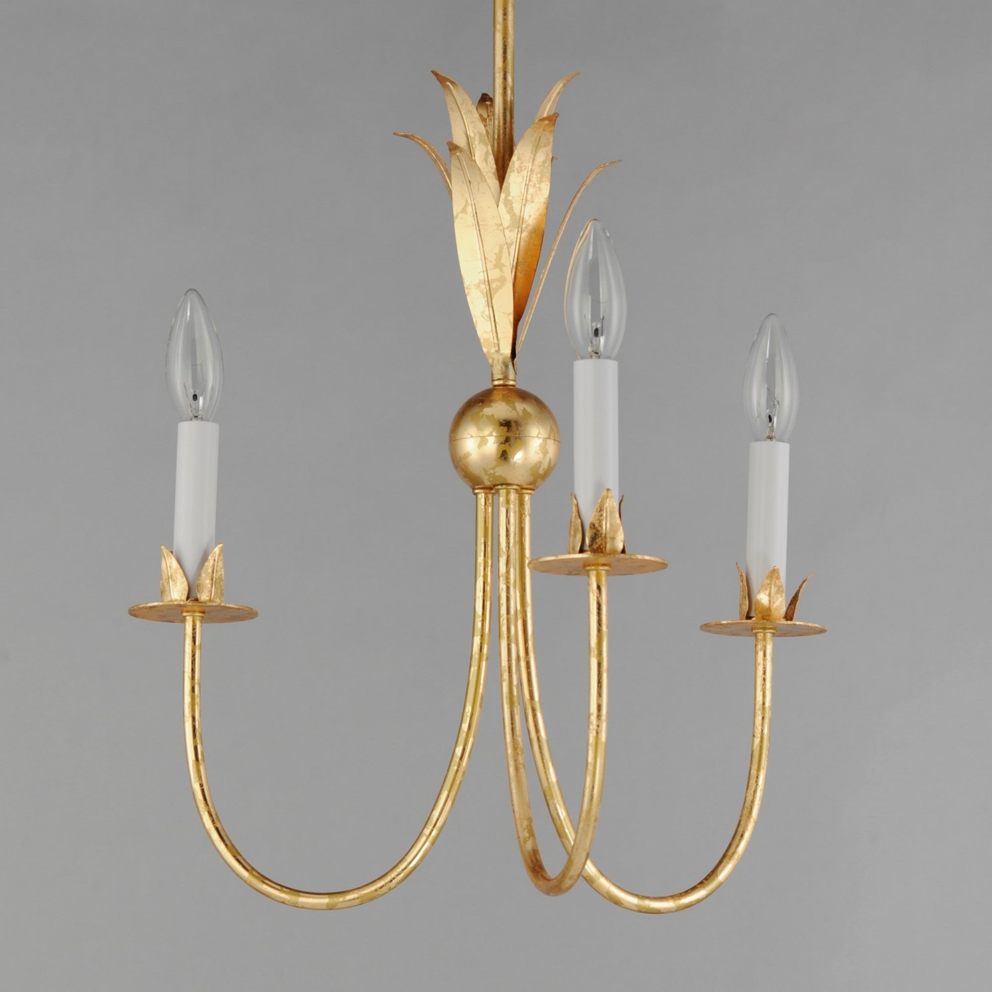 Paloma 16" 3 Lights Chandelier, Gold finish - Bees Lighting