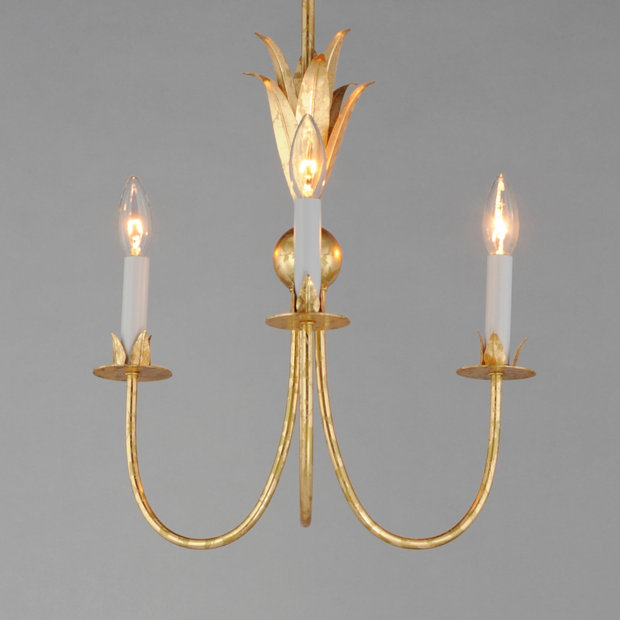 Paloma 16" 3 Lights Chandelier, Gold finish - Bees Lighting