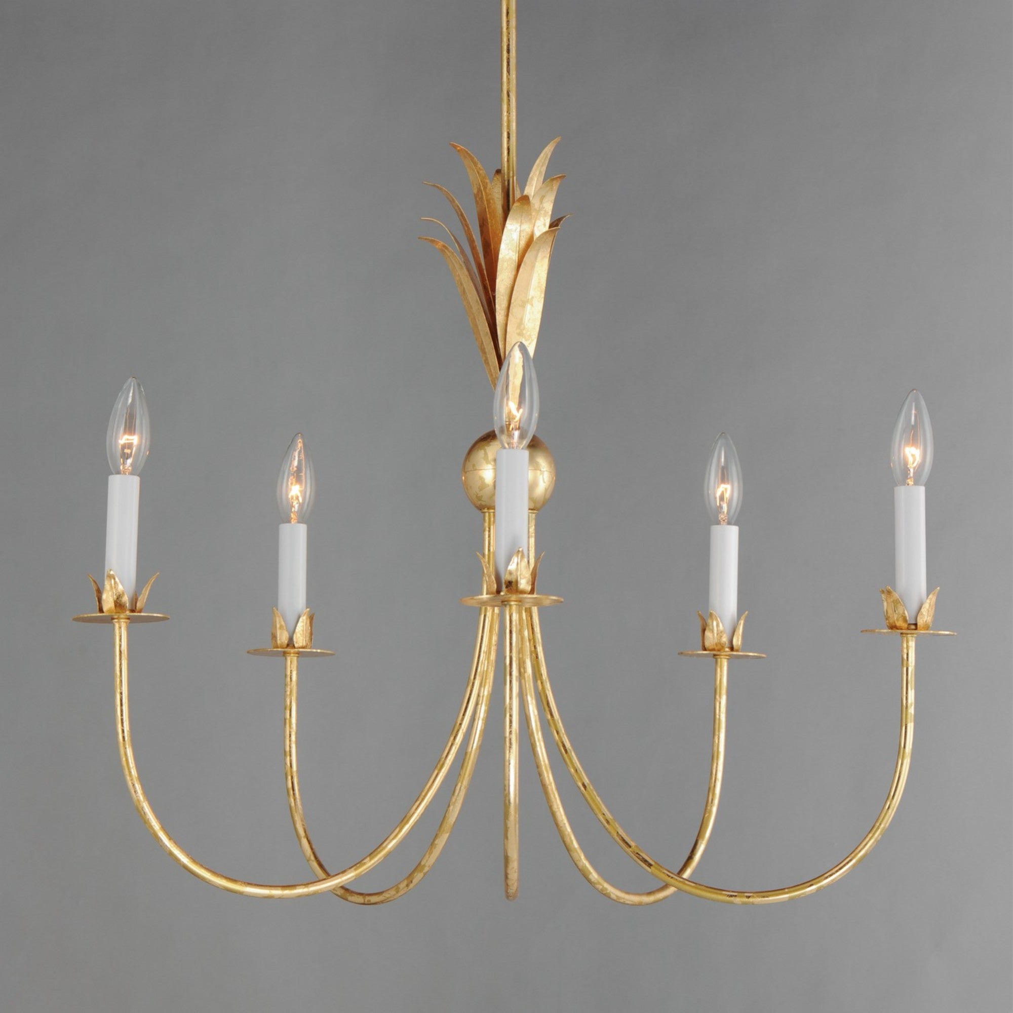 Paloma 26" 5 Lights Chandelier, Gold finish - Bees Lighting