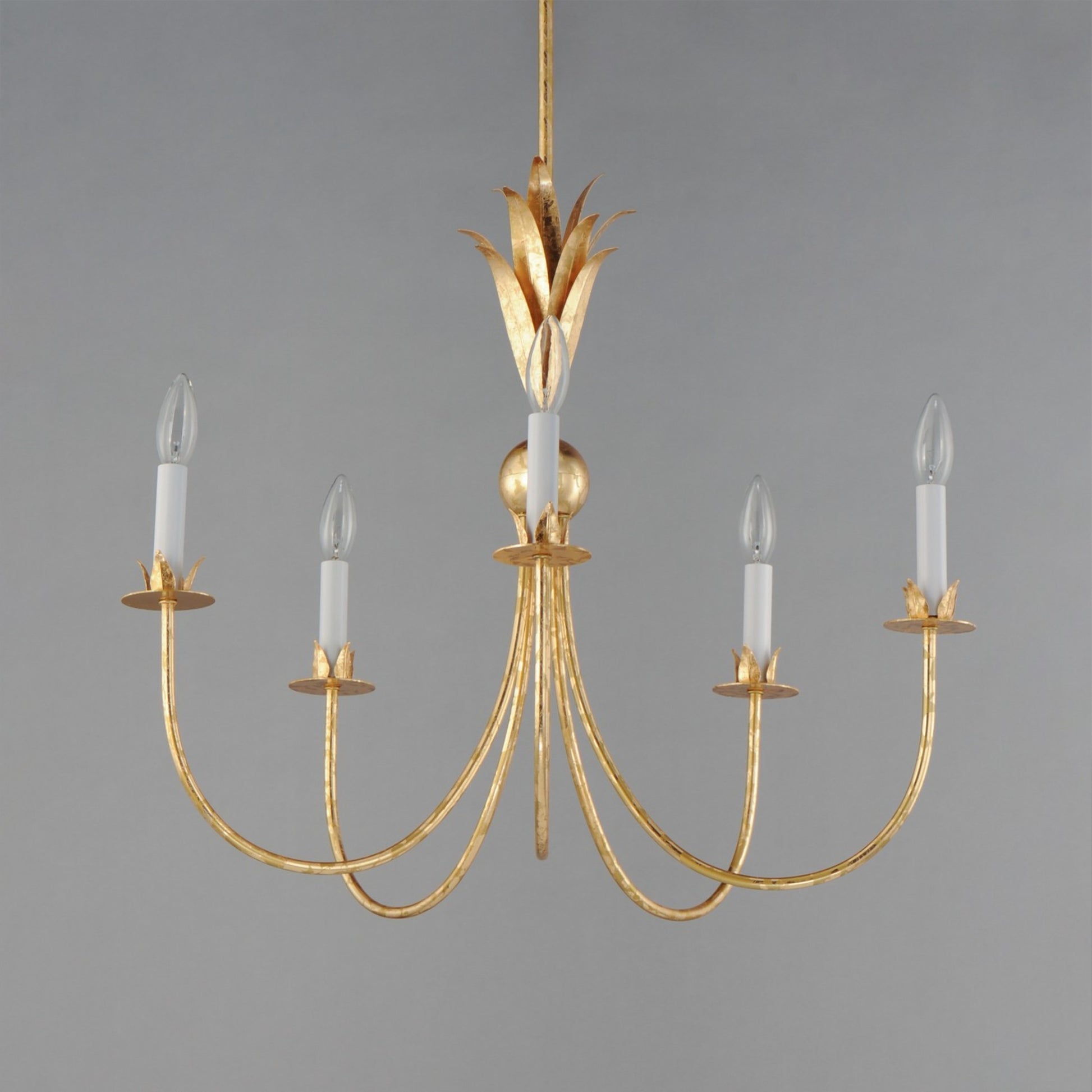 Paloma 26" 5 Lights Chandelier, Gold finish - Bees Lighting