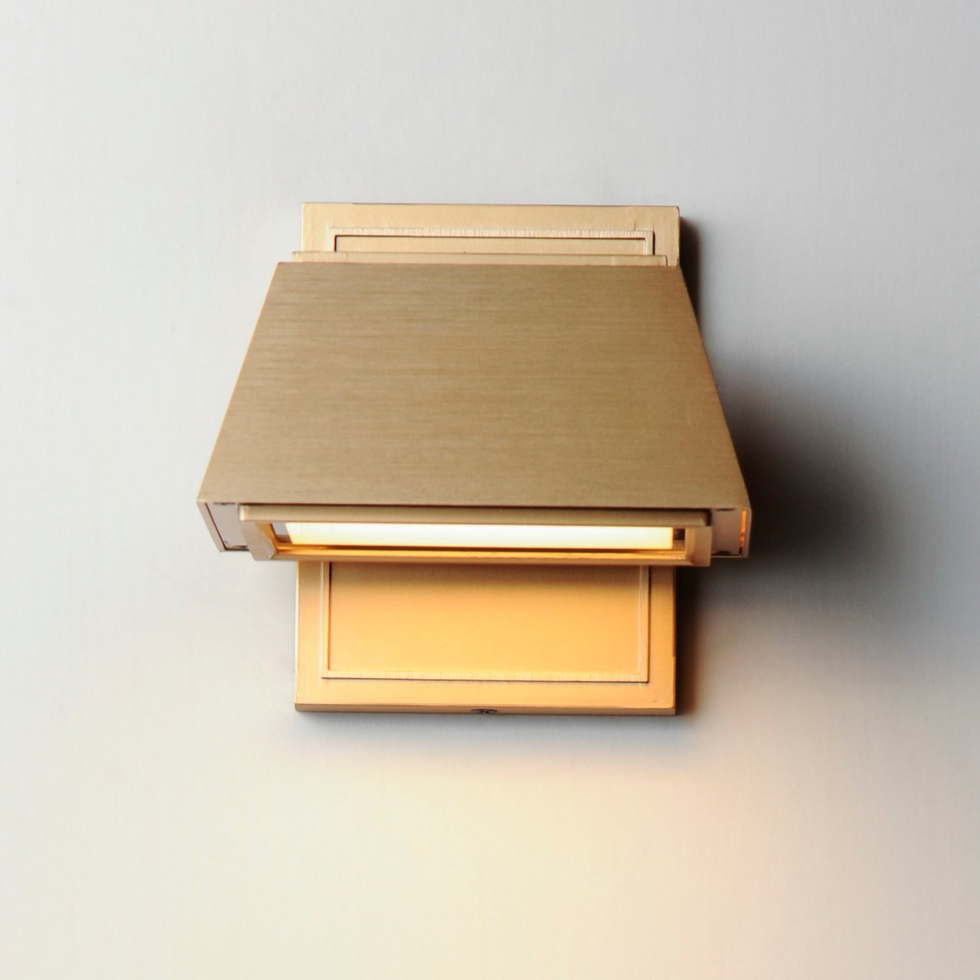 Mansard 7" LED Outdoor Wall Sconce Antique Brass Finish - Bees Lighting