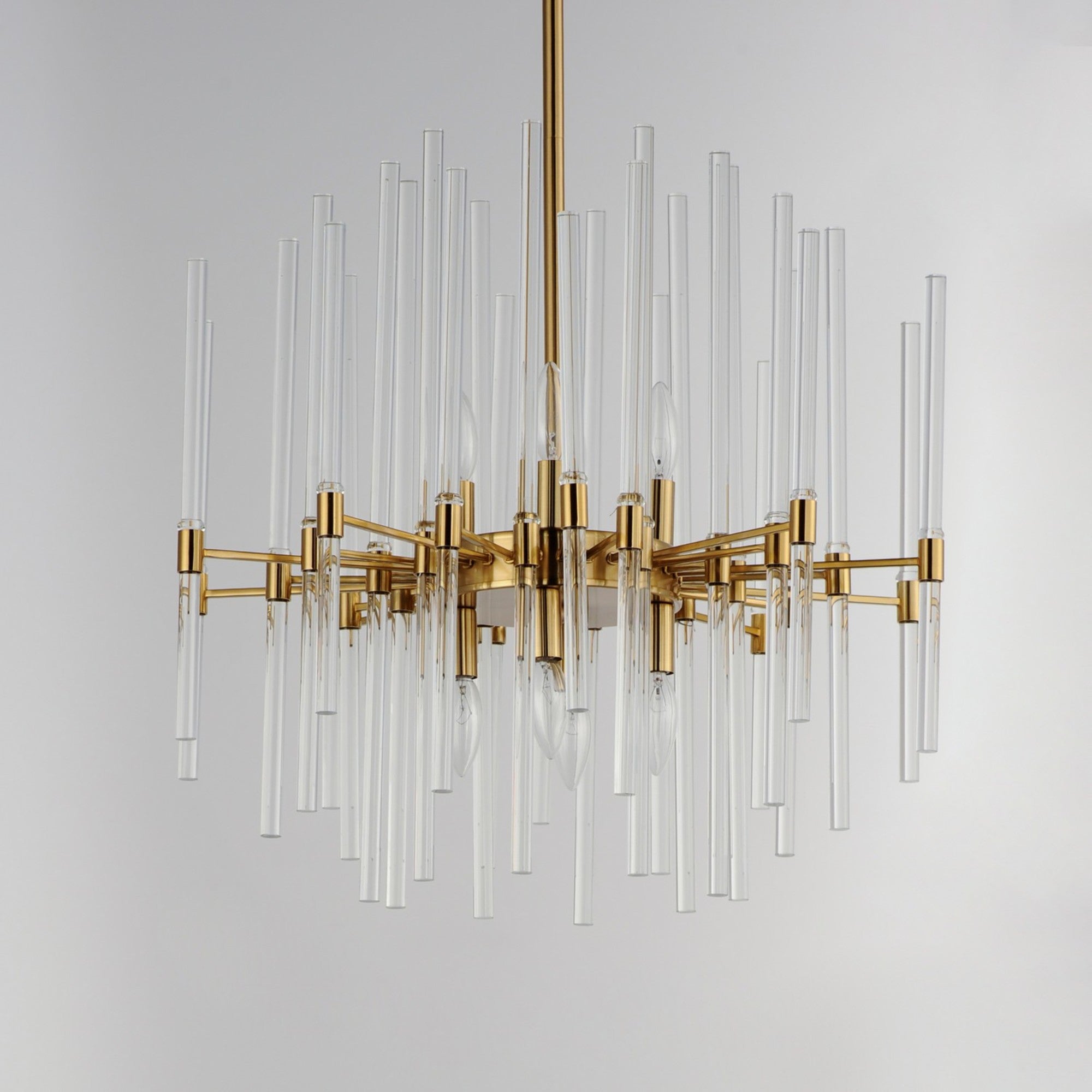 Divine 24" 8 Lights Chandelier, Gold Finish - Bees Lighting