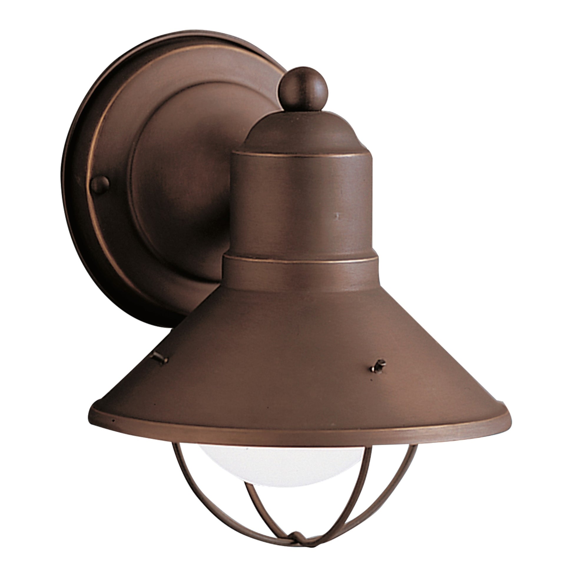 Seaside 8" Outdoor Wall Light, Olde Bronze Finish - Bees Lighting