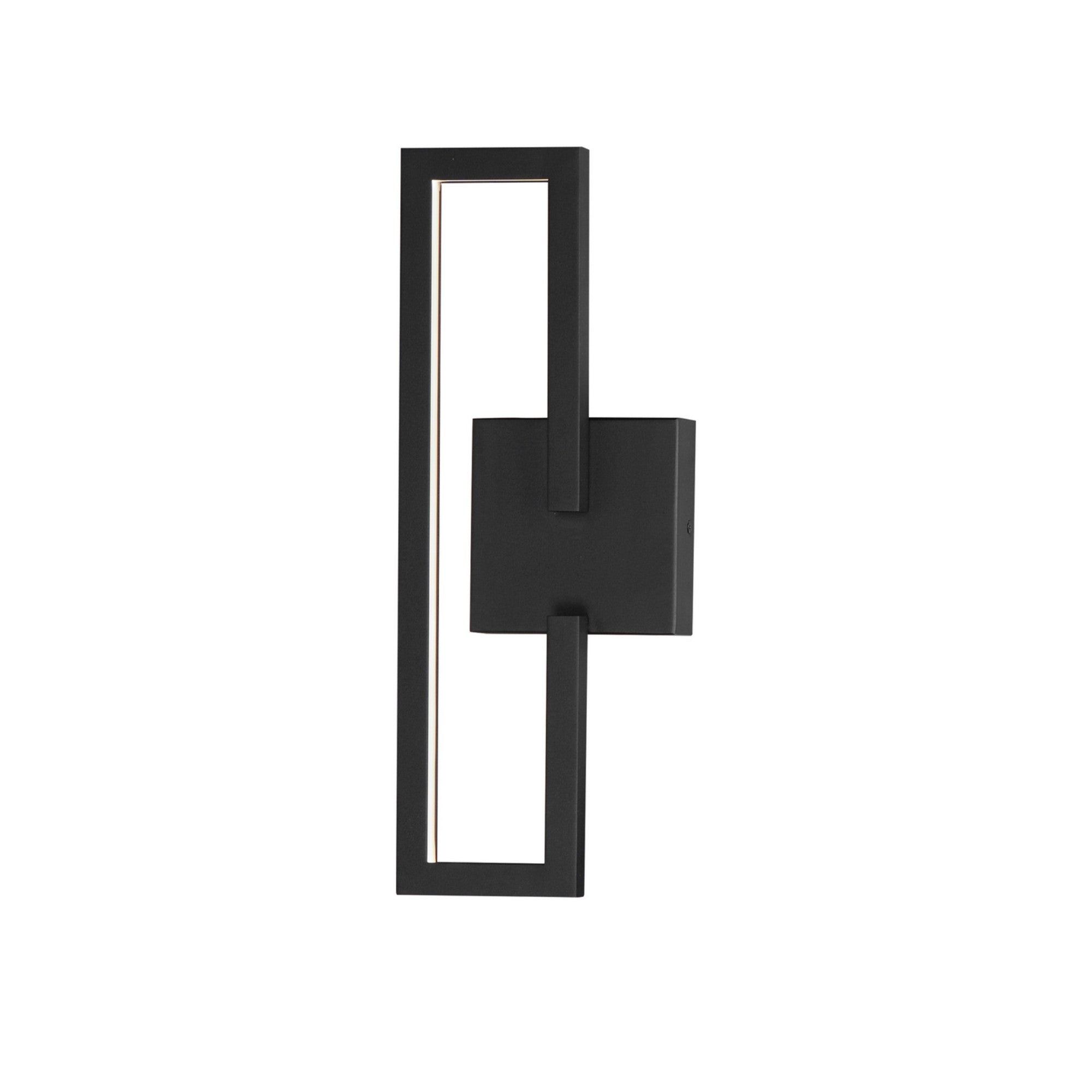 Penrose 18" LED Wall Sconce, 120-277V, Black Finish - Bees Lighting