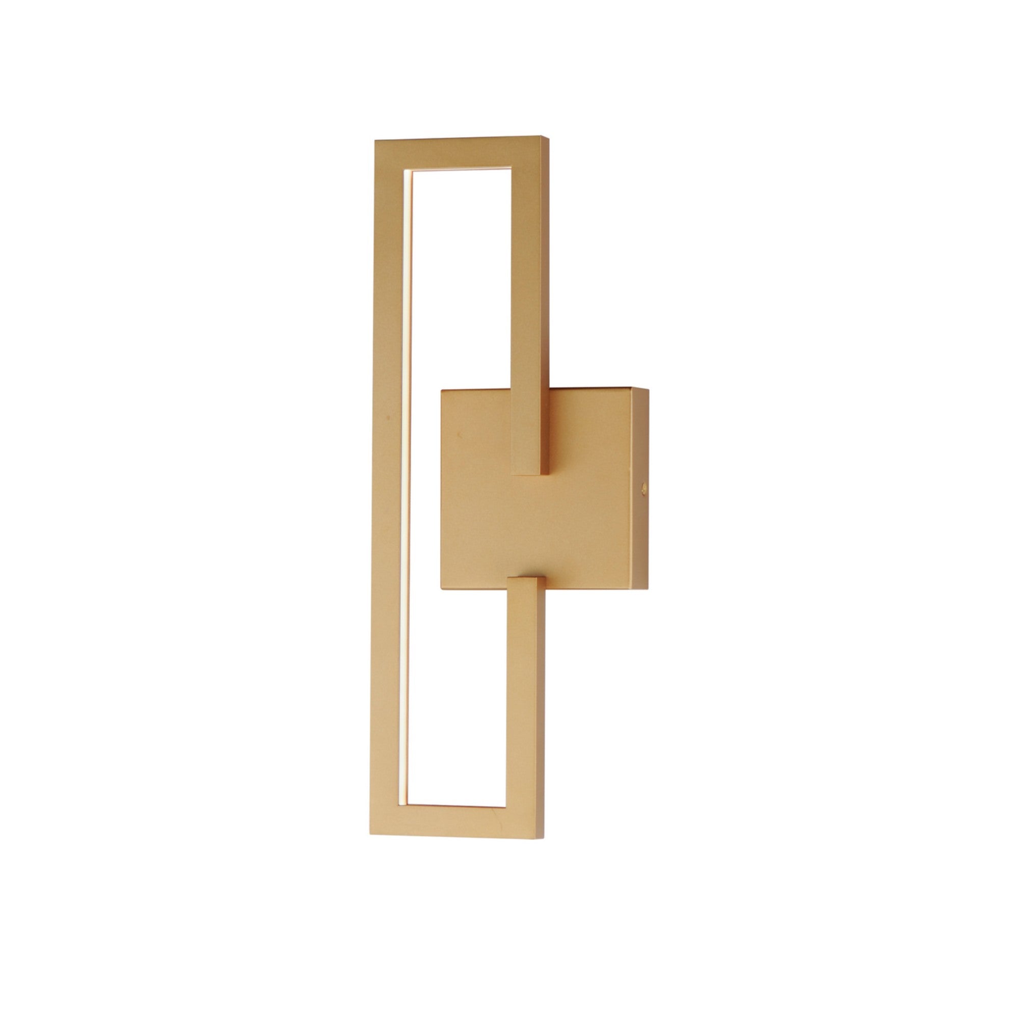 Penrose 18" LED Wall Sconce, 120-277V, Gold Finish - Bees Lighting