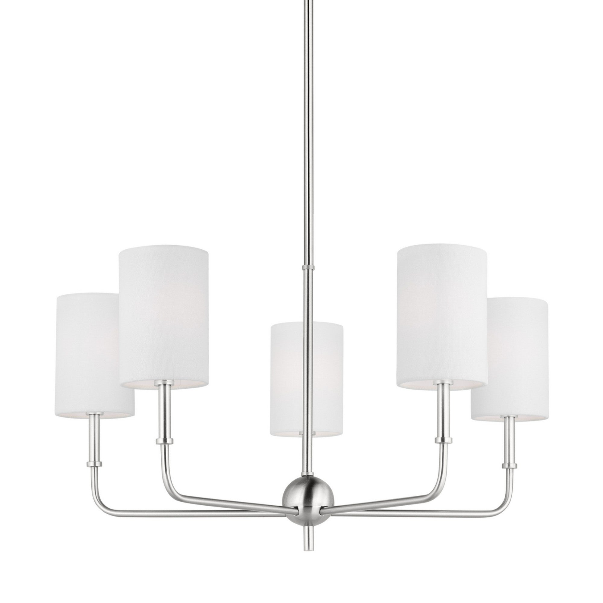 Foxdale 5 Lights Chandelier Brushed Nickel finish - Bees Lighting