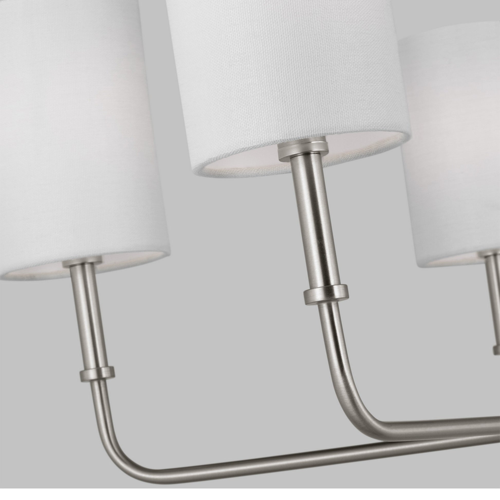 Foxdale 26" 5-Light LED Chandelier, Brushed Nickel Finish - Bees Lighting
