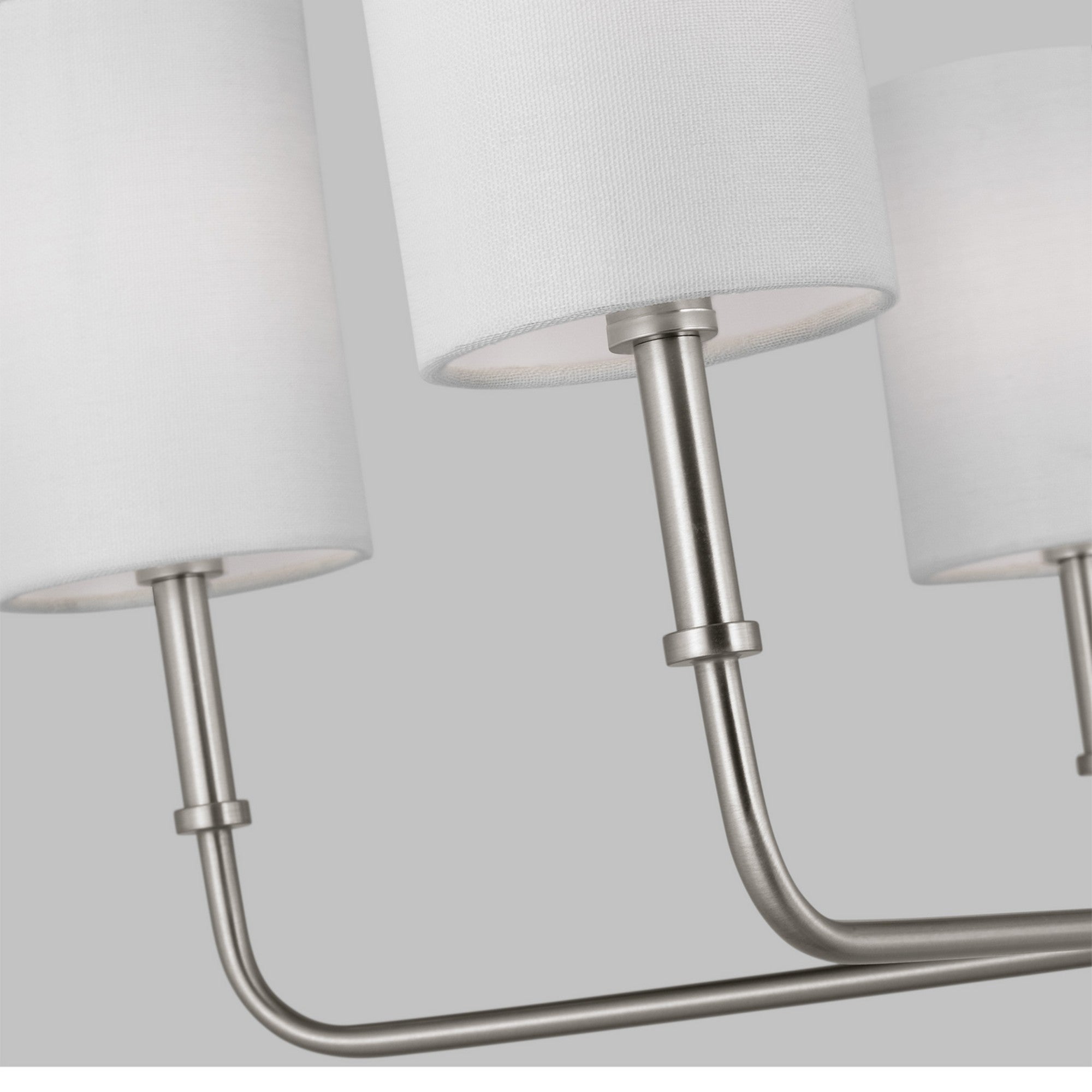 Foxdale 26" 5-Light LED Chandelier, Brushed Nickel Finish - Bees Lighting
