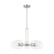 Codyn 26" 5-Light Medium Chandelier, Brushed Nickel Finish - Bees Lighting