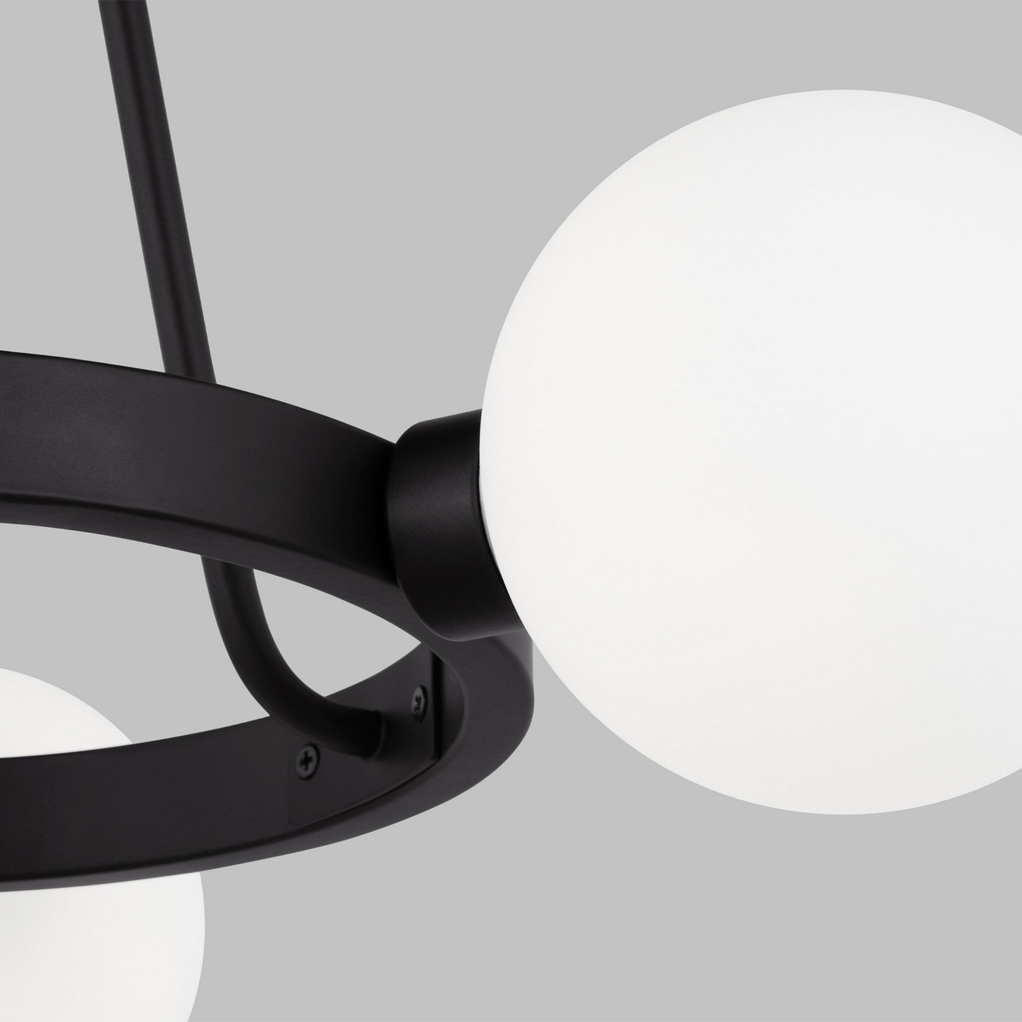 Clybourn 21" 3-Light Chandelier, Midnight Black Finish - Bees Lighting