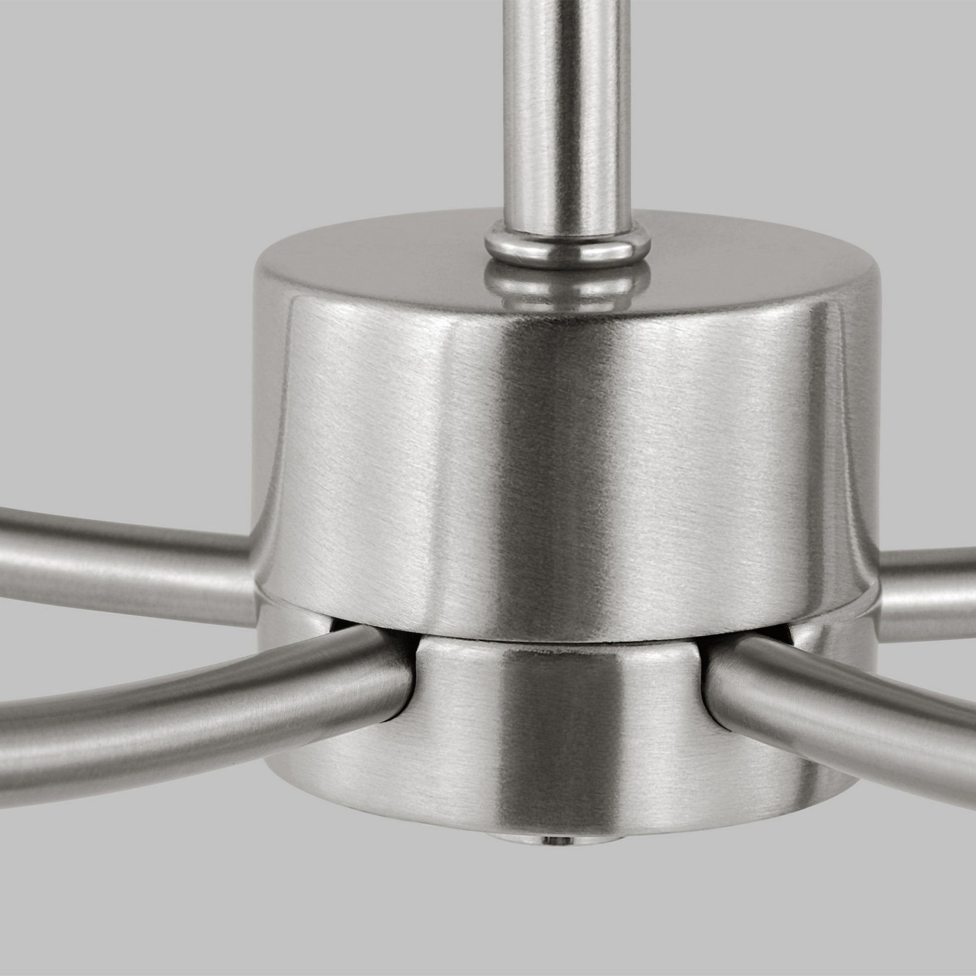 Greenwich 24" 5-Light LED Chandelier, Brushed Nickel Finish - Bees Lighting