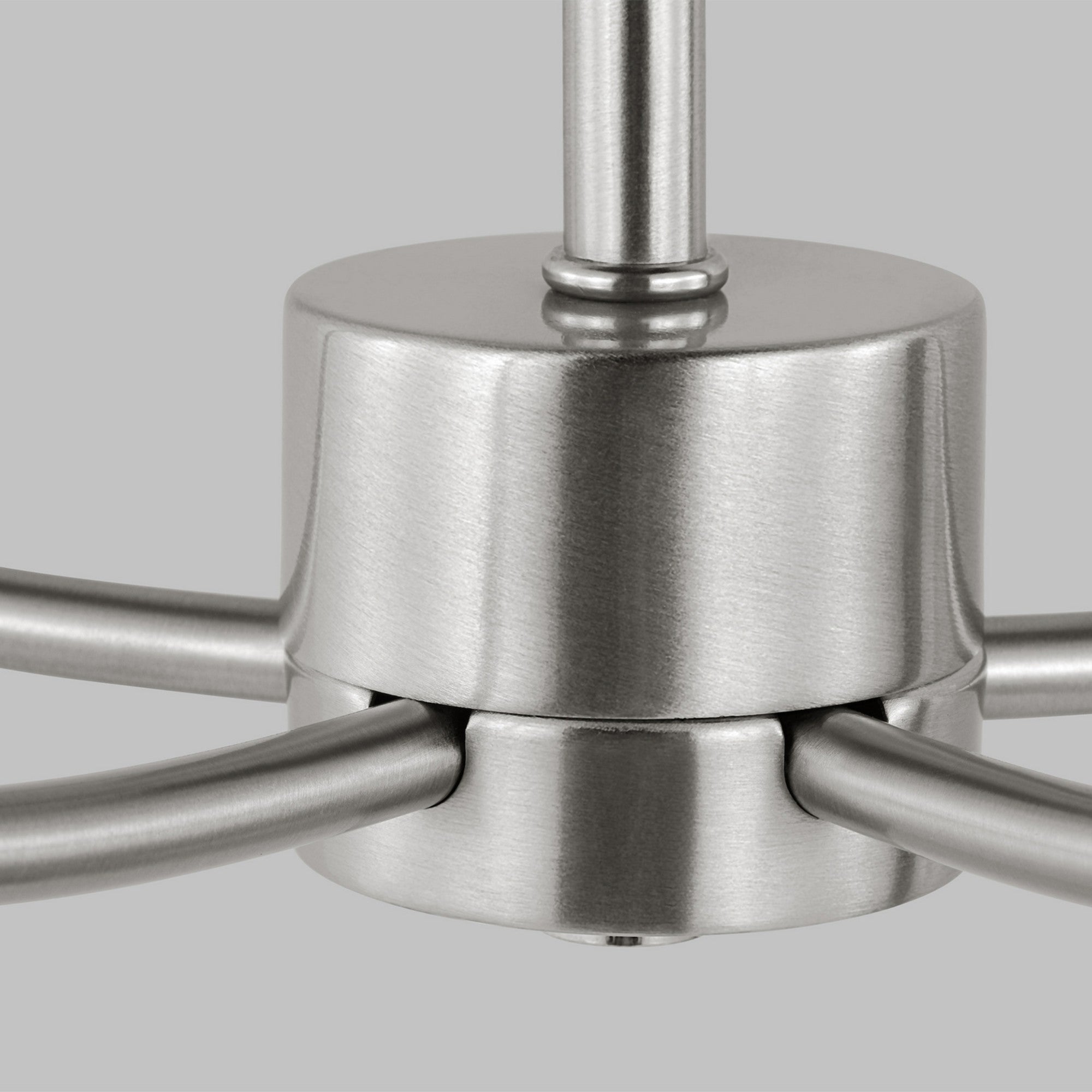 Greenwich 24" 5-Light LED Chandelier, Brushed Nickel Finish - Bees Lighting