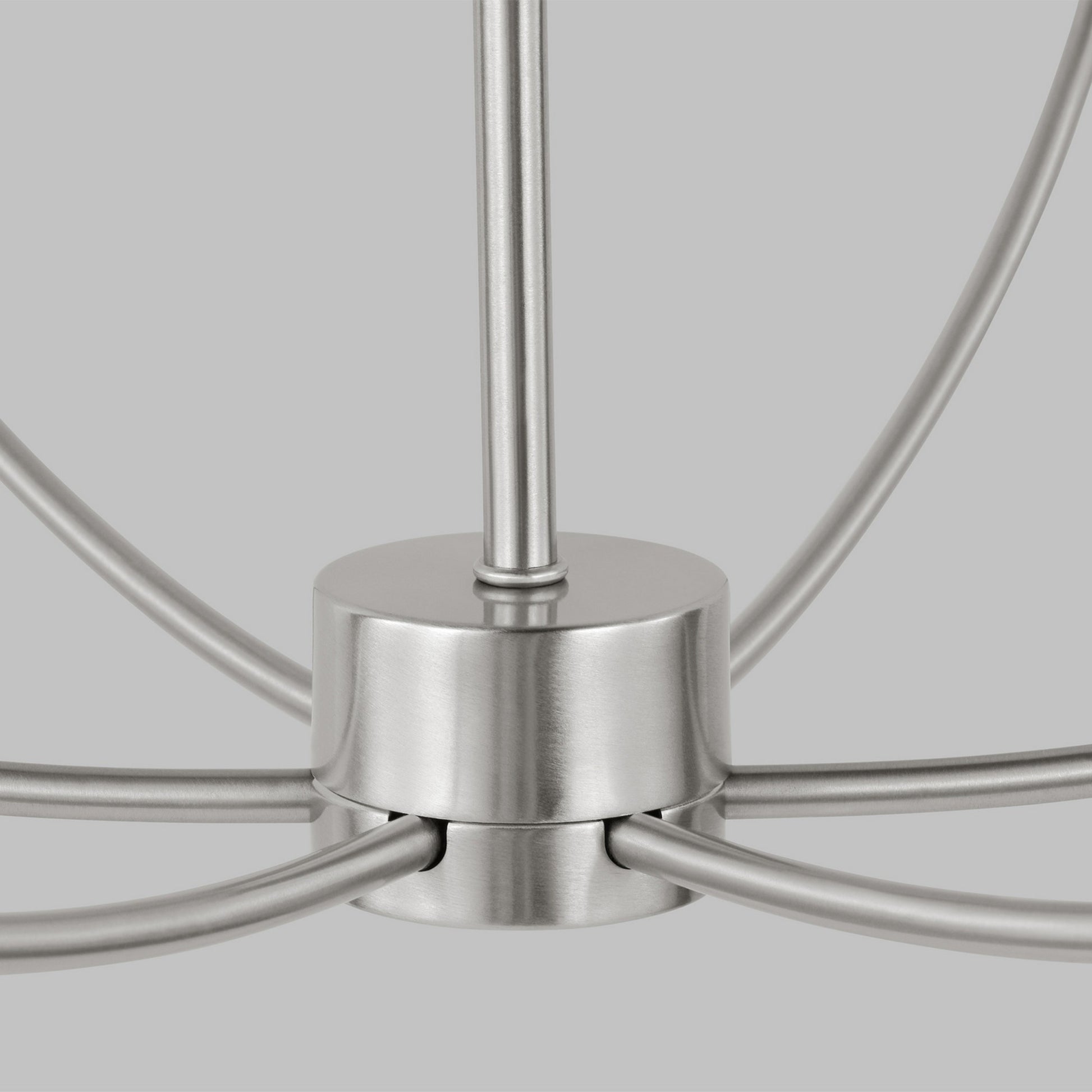 Greenwich 34" 9-Light Chandelier, Brushed Nickel Finish - Bees Lighting