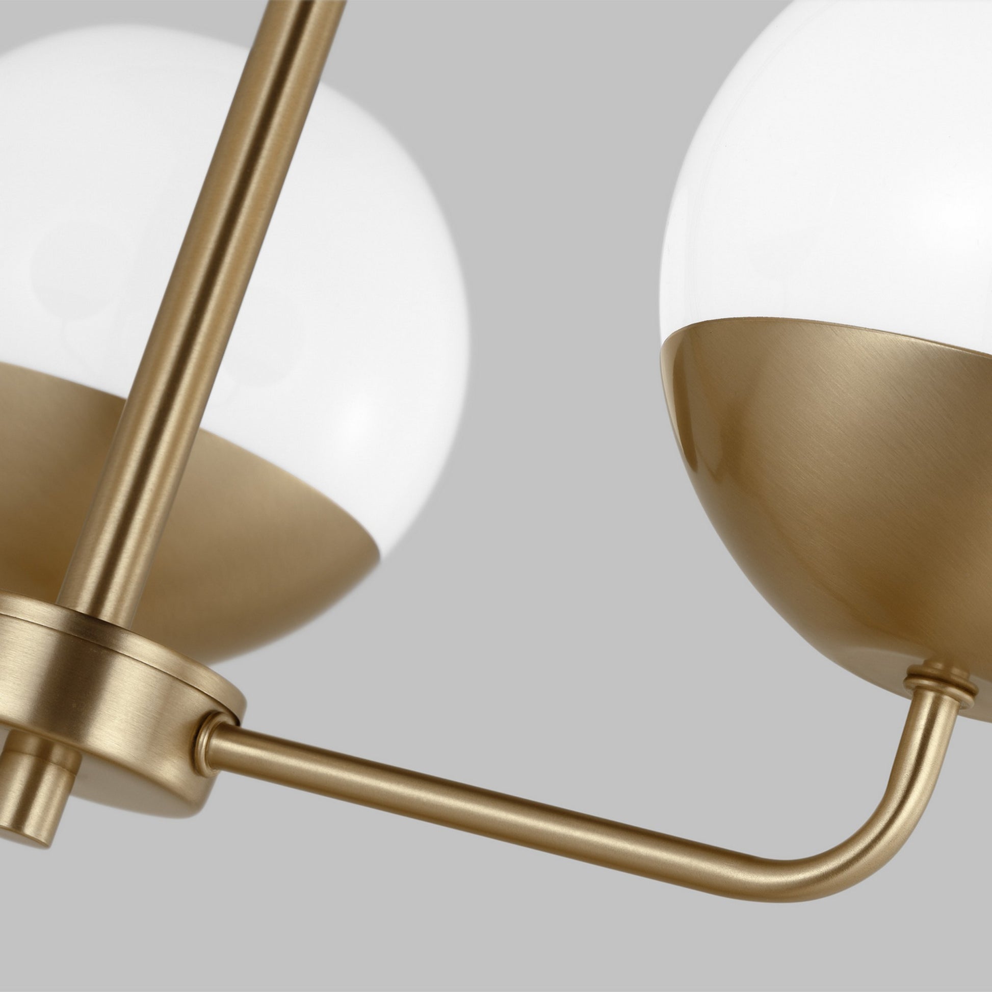 Alvin 20" 3-Light Chandelier, Satin Brass Finish - Bees Lighting