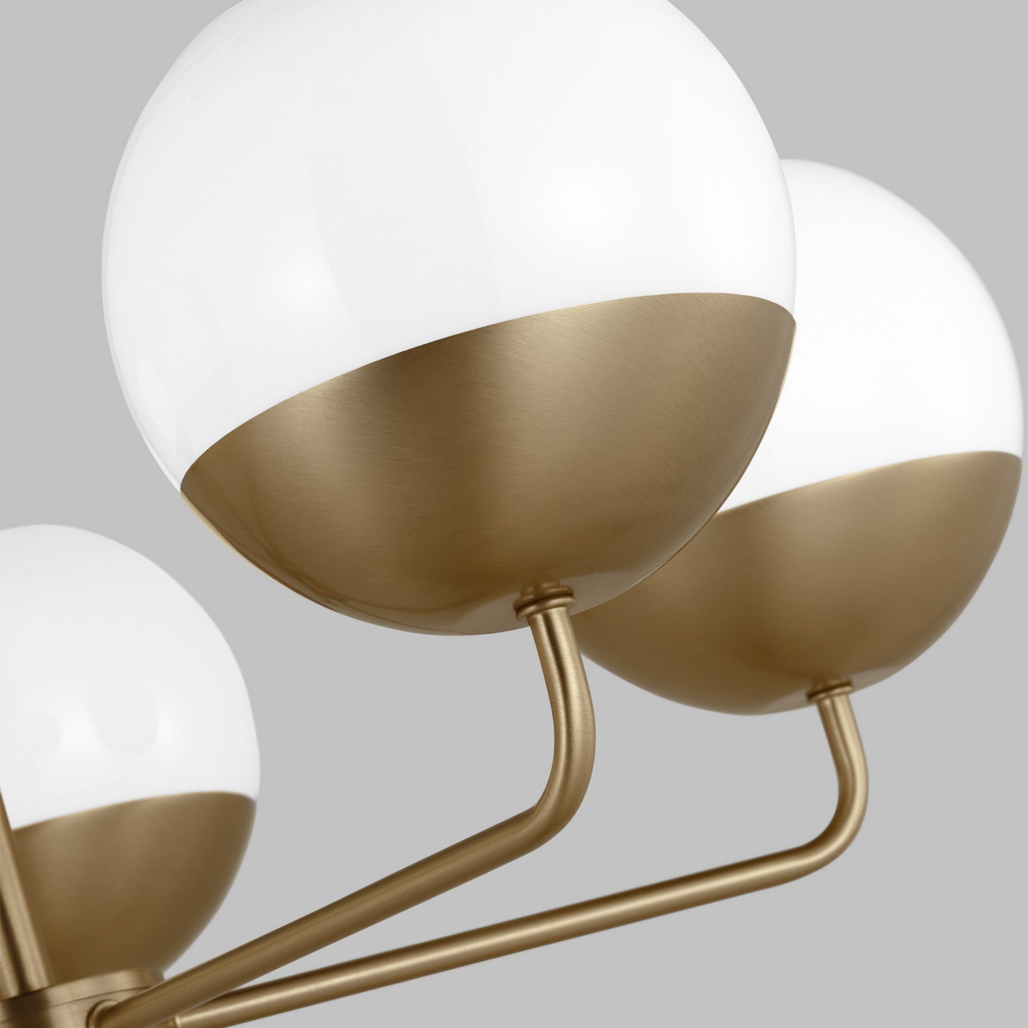 Alvin 26" 5-Light Chandelier, Satin Brass Finish - Bees Lighting