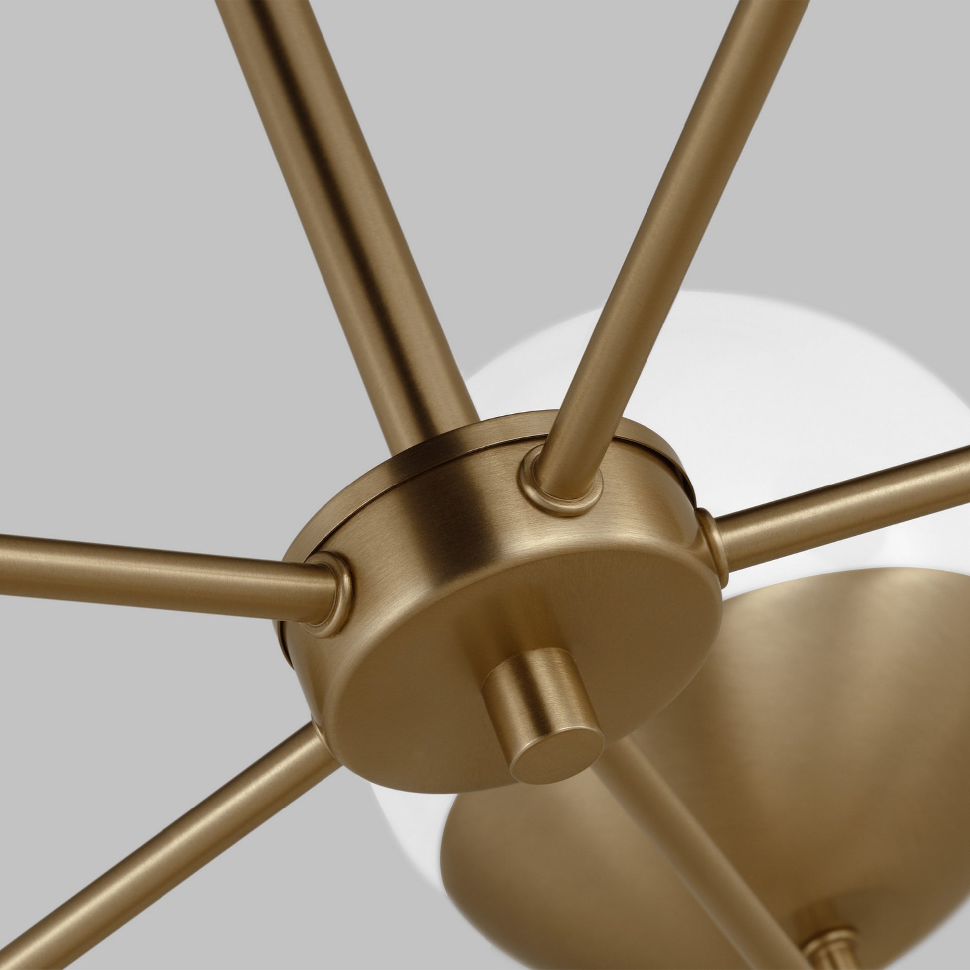 Alvin 26" 5-Light Chandelier, Satin Brass Finish - Bees Lighting