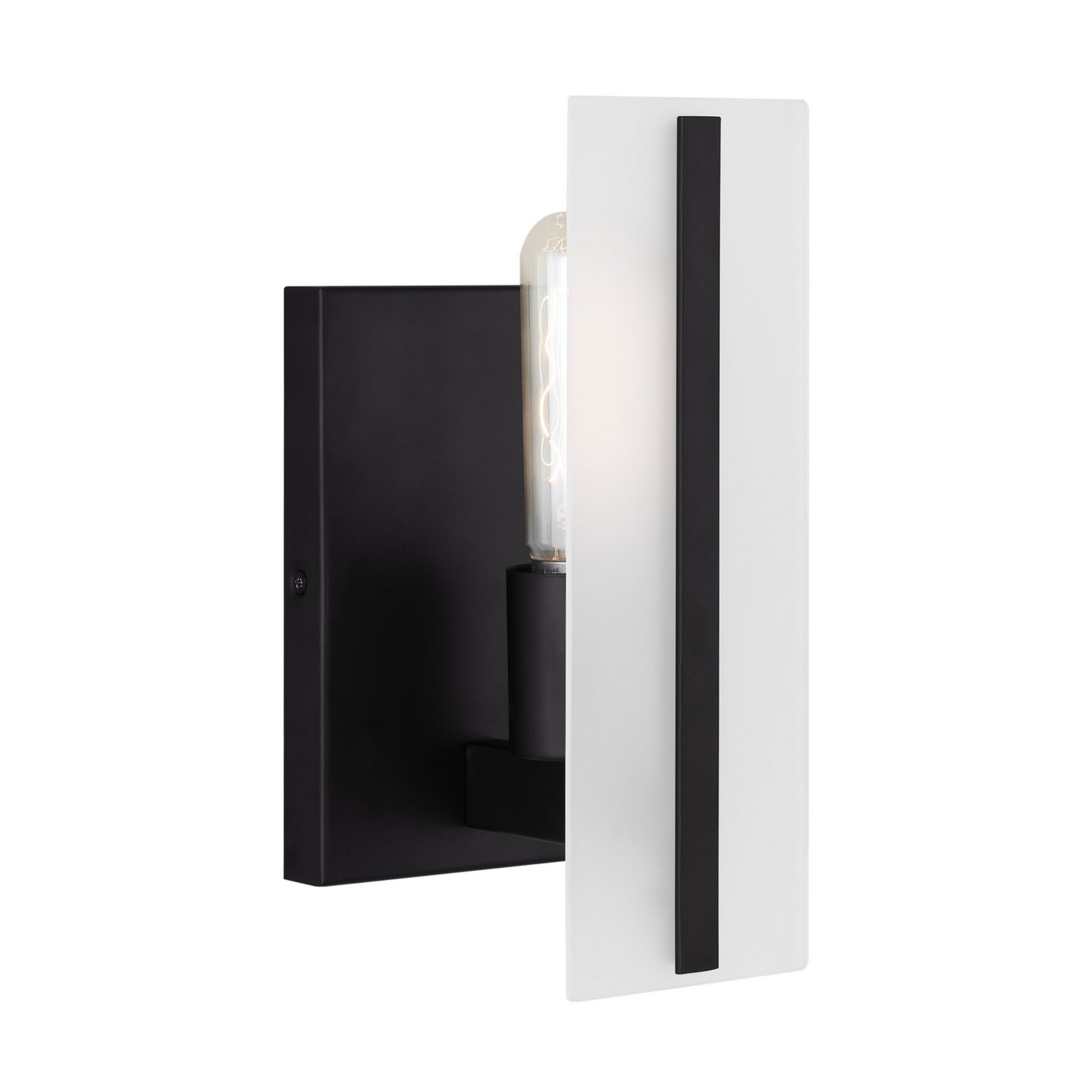 Dex 10" Bath Sconce, Midnight Black Finish - Bees Lighting