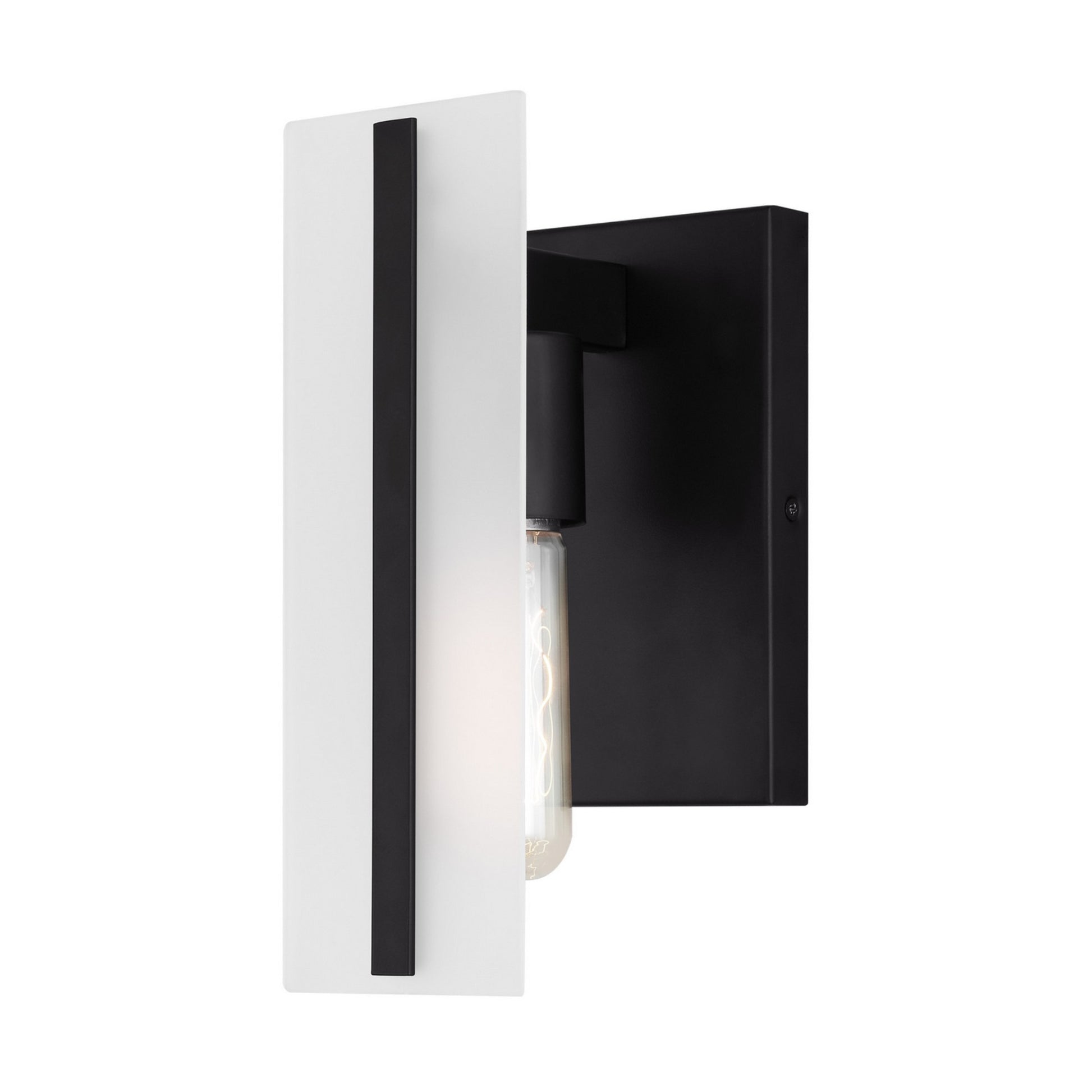 Dex 10" Bath Sconce, Midnight Black Finish - Bees Lighting