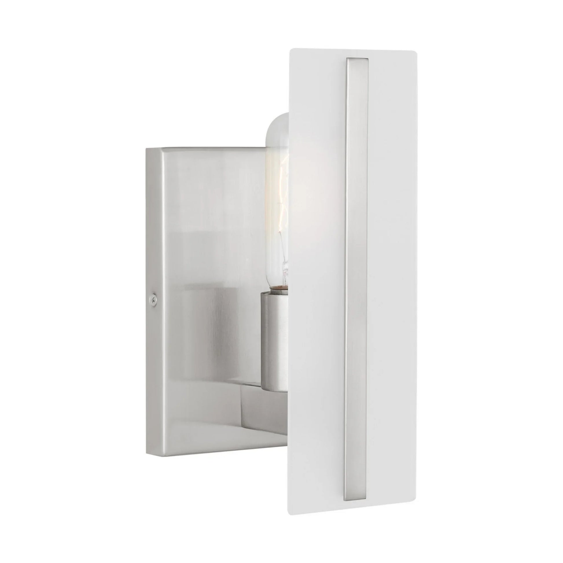 Dex 10" Bath Sconce, Brushed Nickel Finish - Bees Lighting