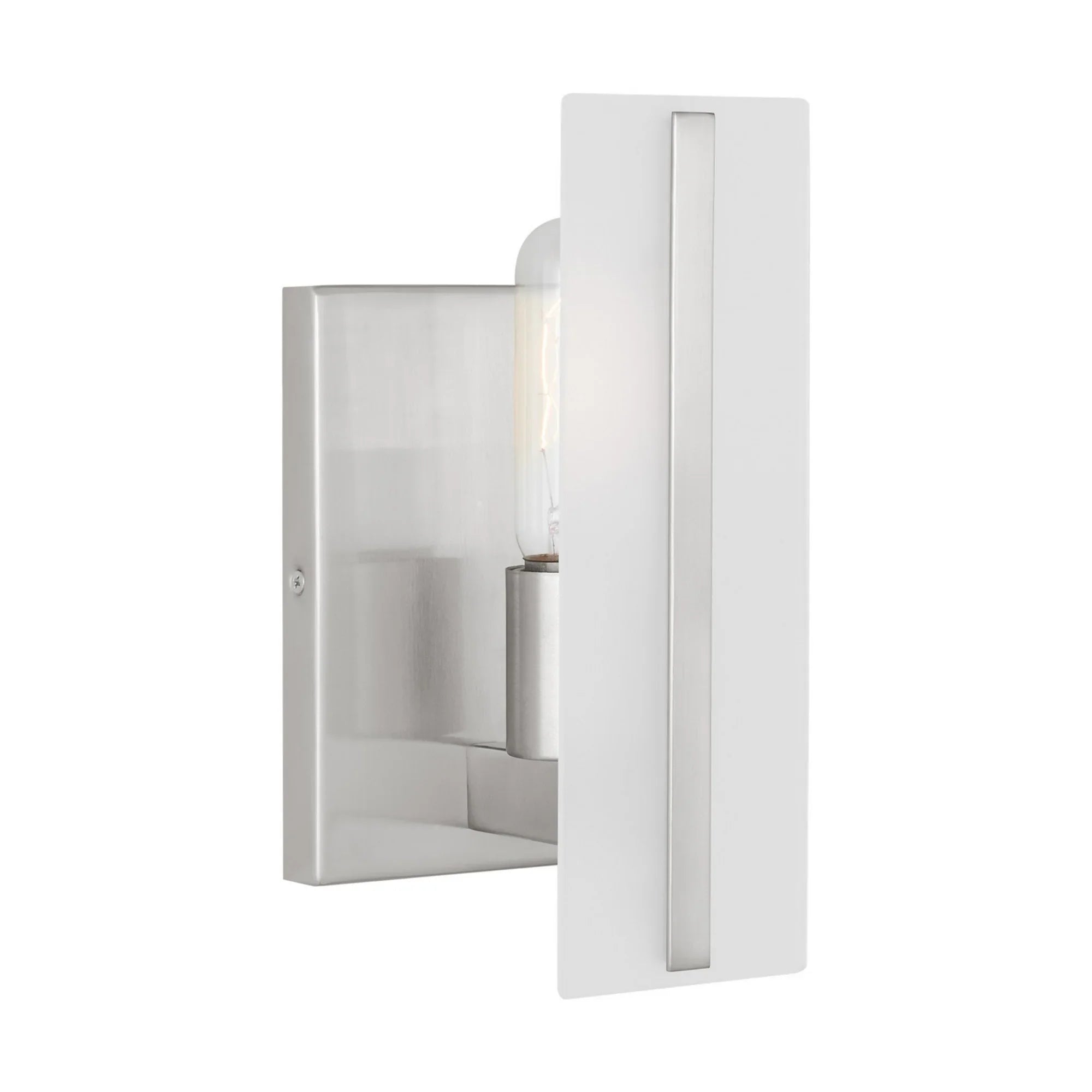 Dex 10" Bath Sconce, Brushed Nickel Finish - Bees Lighting