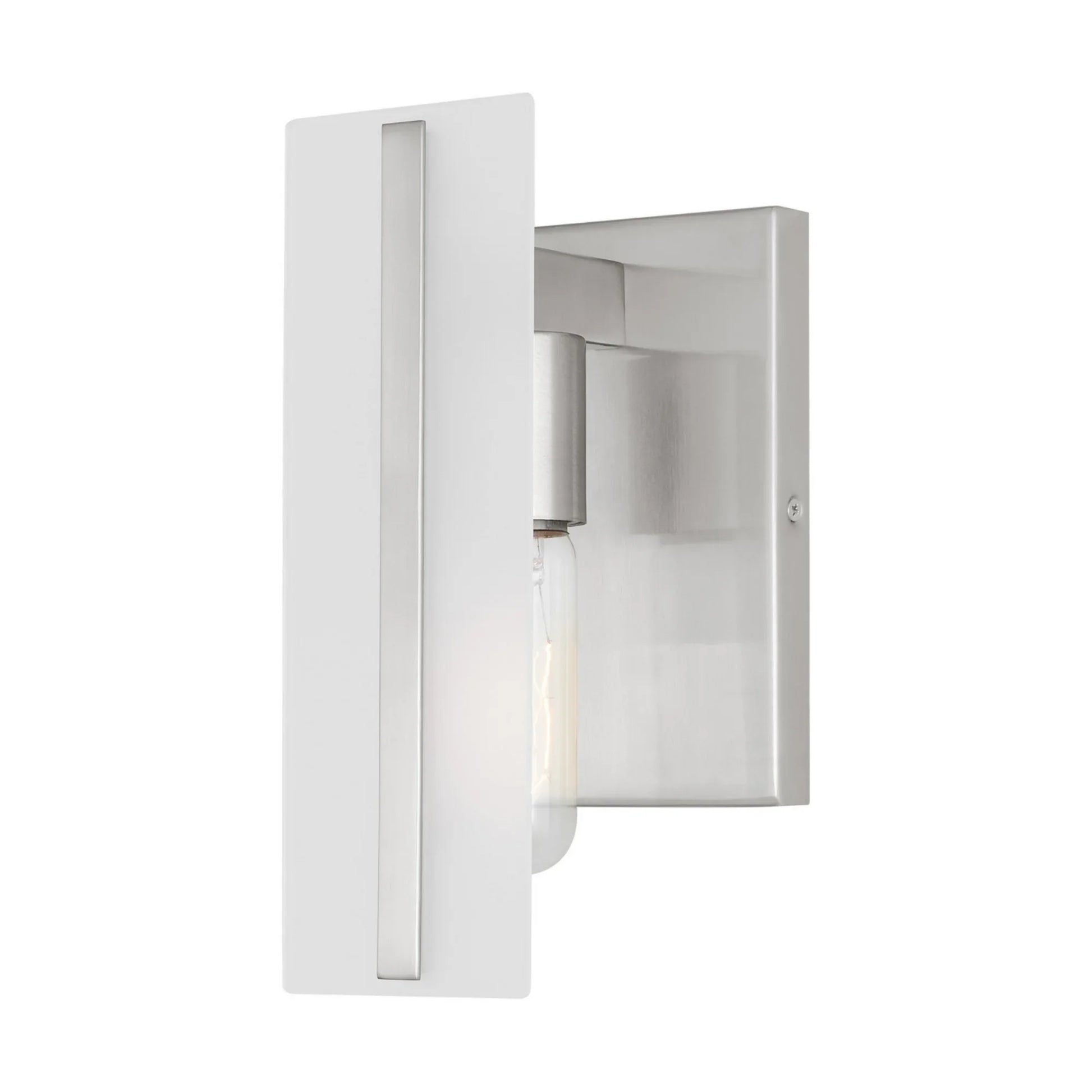 Dex 10" Bath Sconce, Brushed Nickel Finish - Bees Lighting