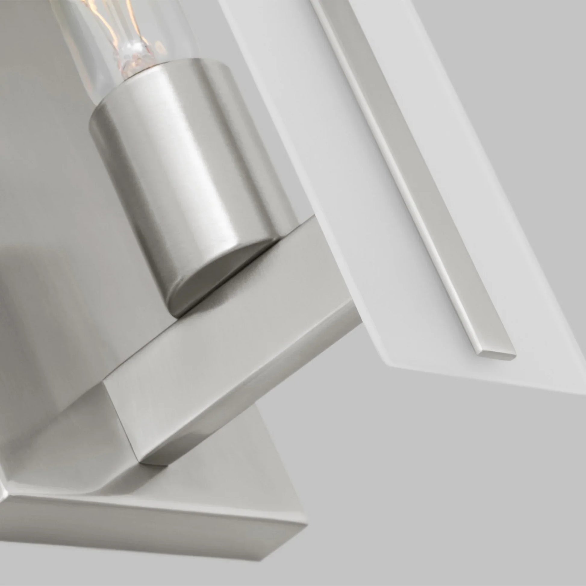 Dex 10" Bath Sconce, Brushed Nickel Finish - Bees Lighting