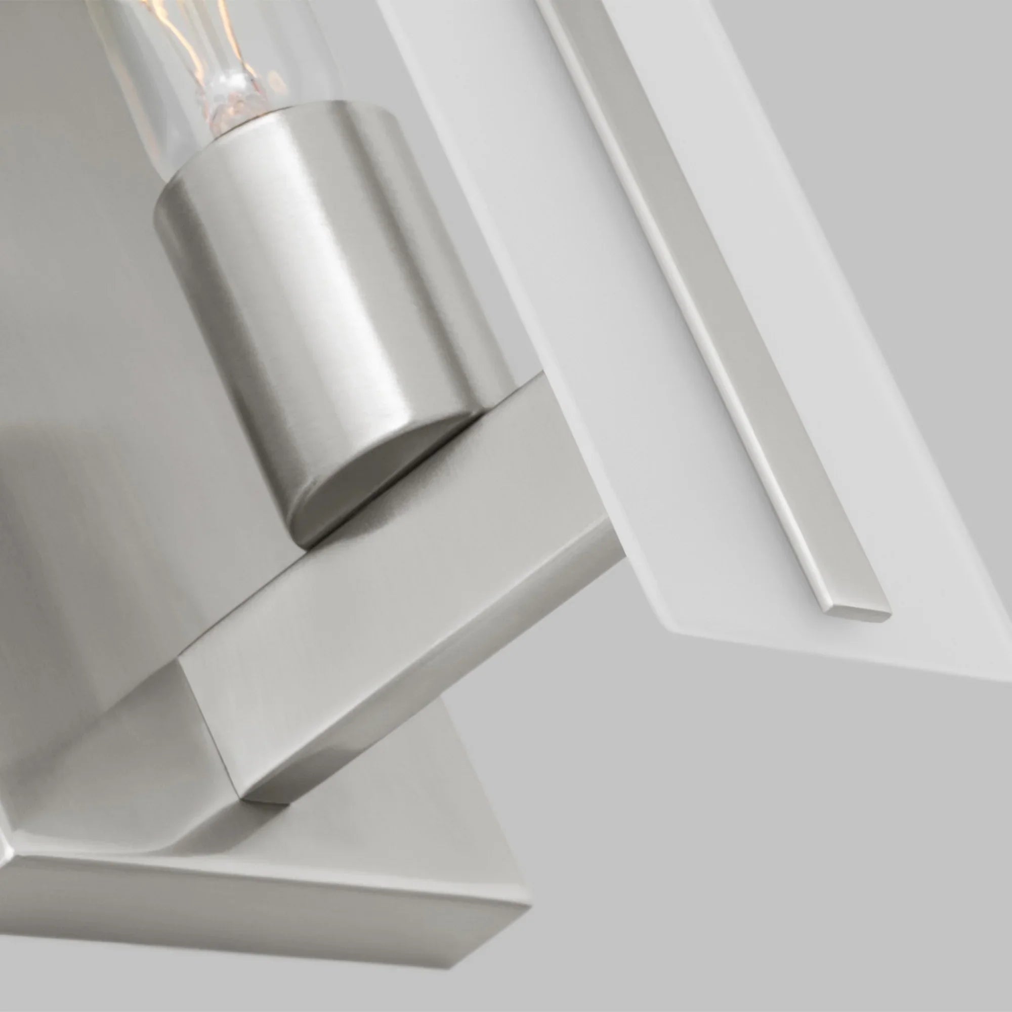 Dex 10" Bath Sconce, Brushed Nickel Finish - Bees Lighting