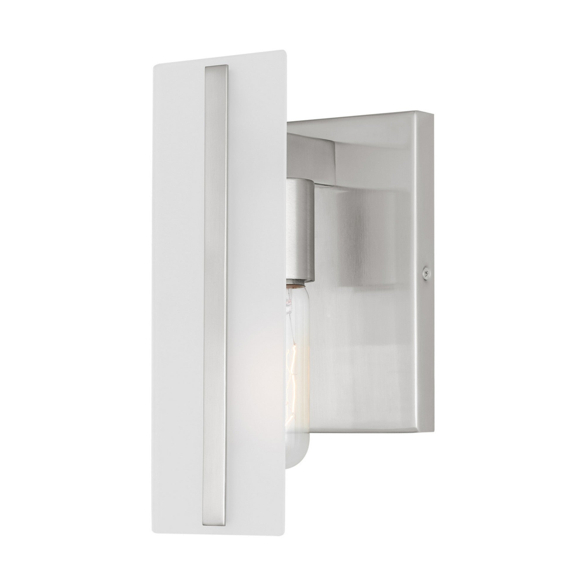 Dex 10" LED Bath Sconce, Brushed Nickel Finish - Bees Lighting