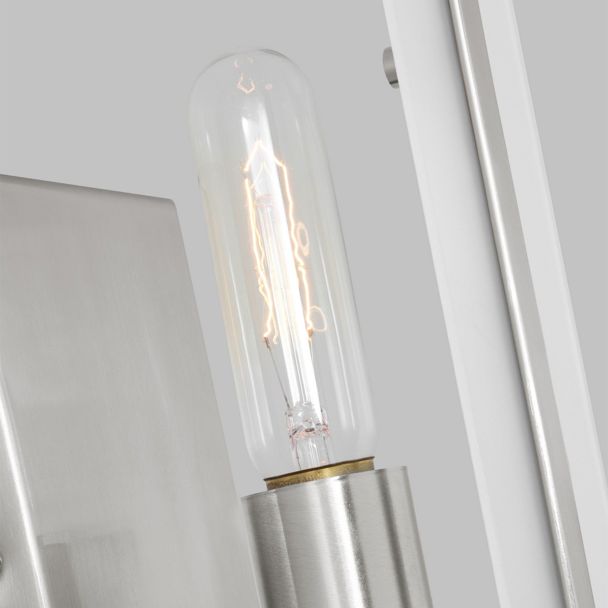 Dex 10" LED Bath Sconce, Brushed Nickel Finish - Bees Lighting