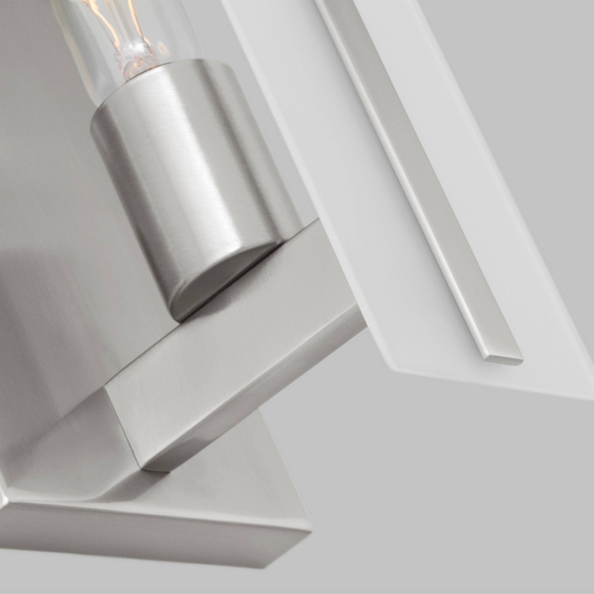 Dex 10" LED Bath Sconce, Brushed Nickel Finish - Bees Lighting