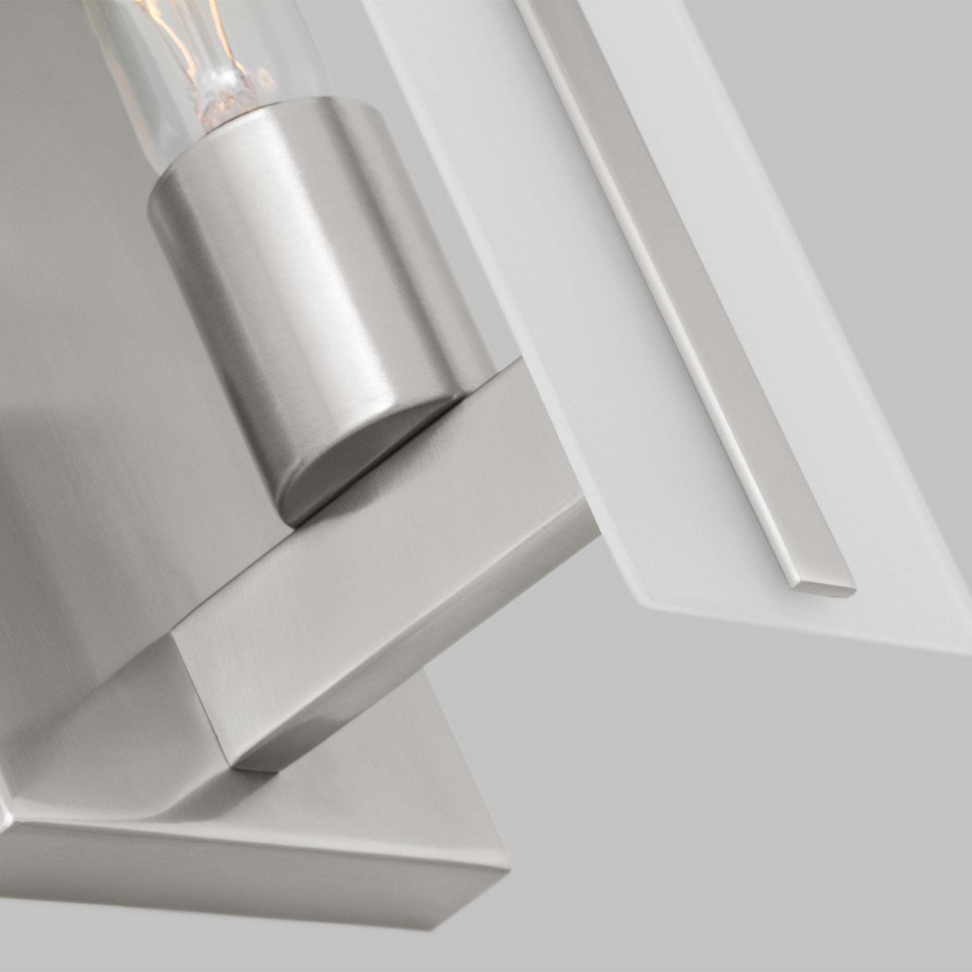 Dex 10" LED Bath Sconce, Brushed Nickel Finish - Bees Lighting