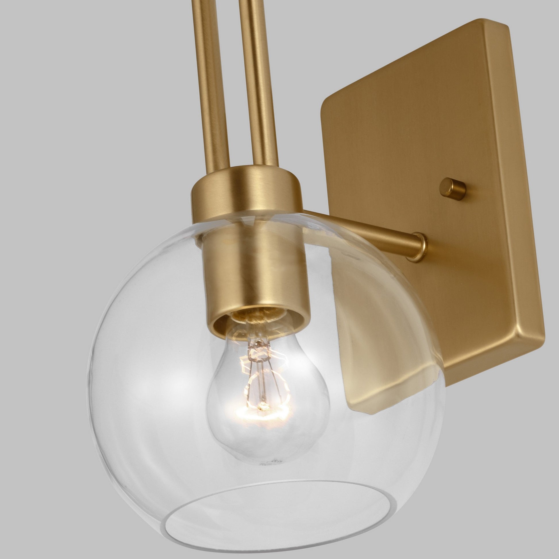 Codyn 14" Bath Wall Sconce, Satin Brass Finish - Bees Lighting