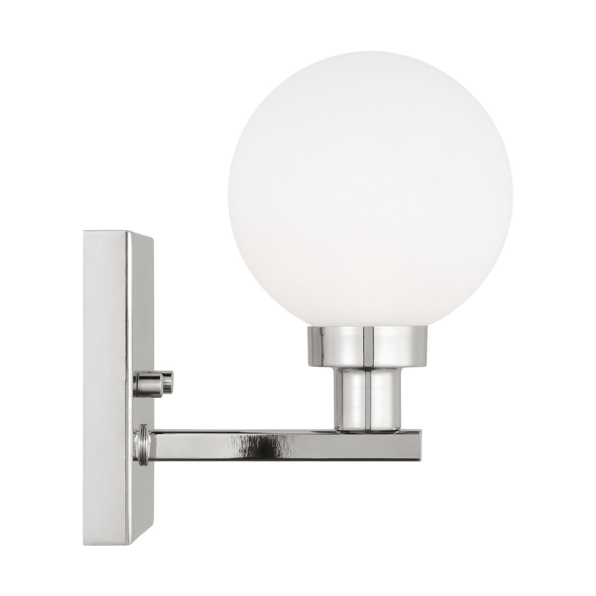 Clybourn 8" Bath Wall Sconce, Chrome Finish - Bees Lighting