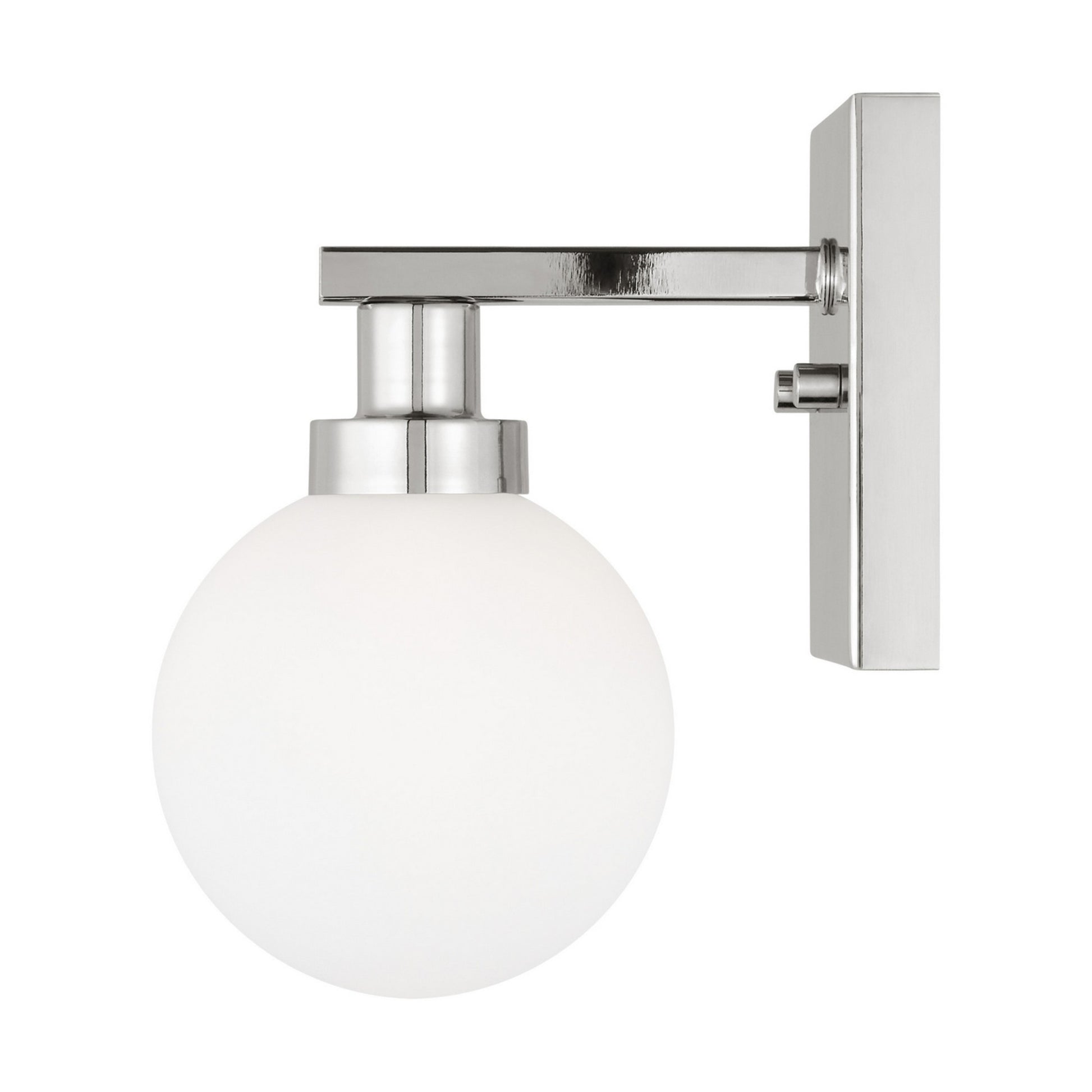 Clybourn 8" Bath Wall Sconce, Chrome Finish - Bees Lighting