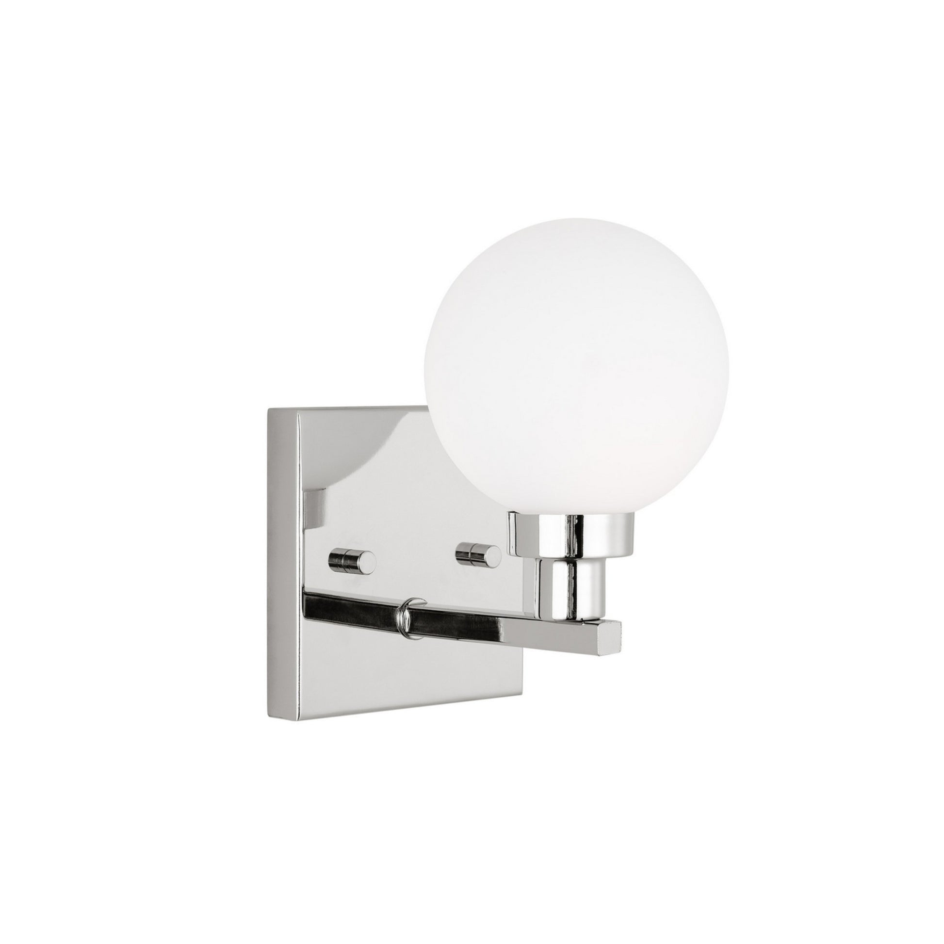 Clybourn 8" Bath Wall Sconce, Chrome Finish - Bees Lighting