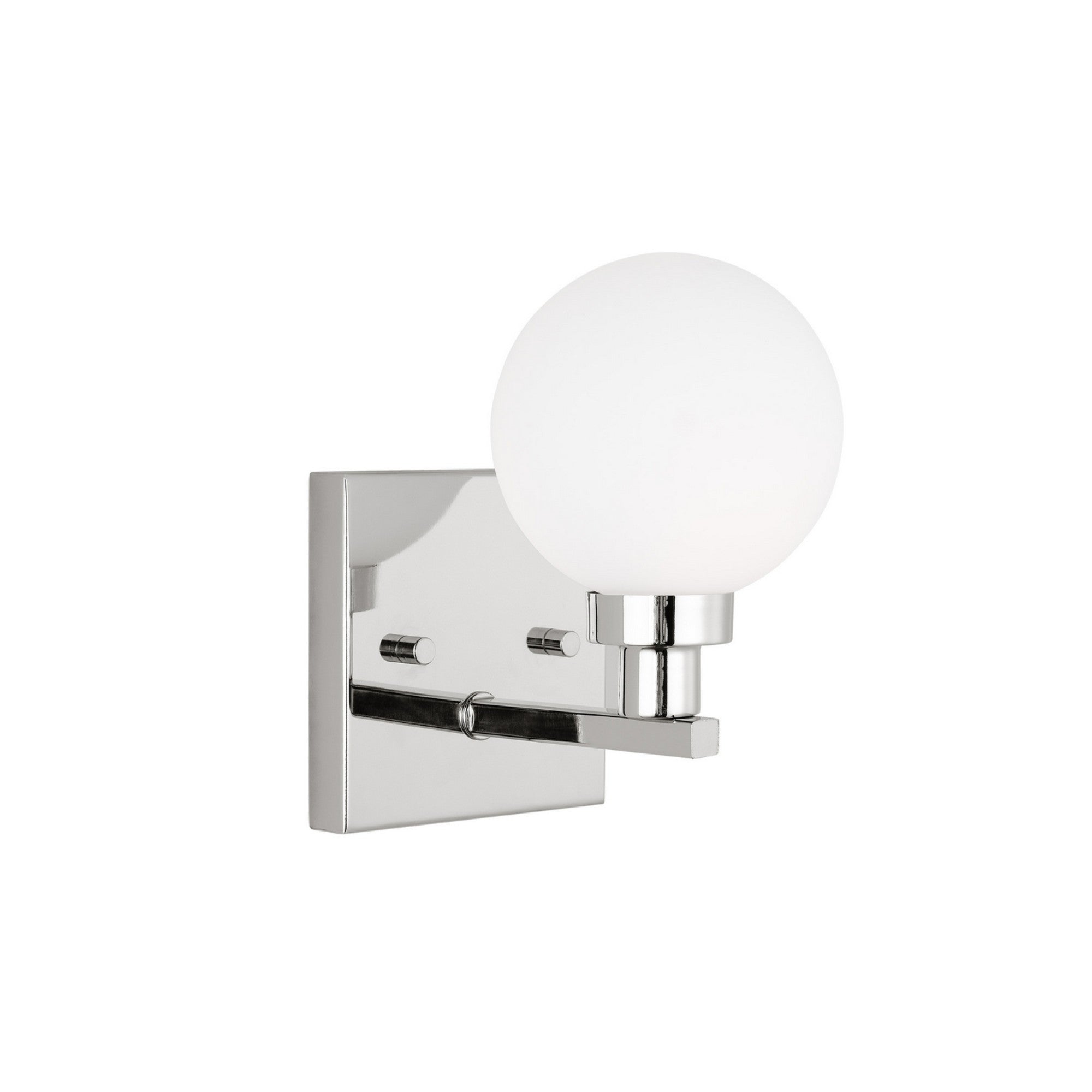 Clybourn 8" Bath Wall Sconce, Chrome Finish - Bees Lighting