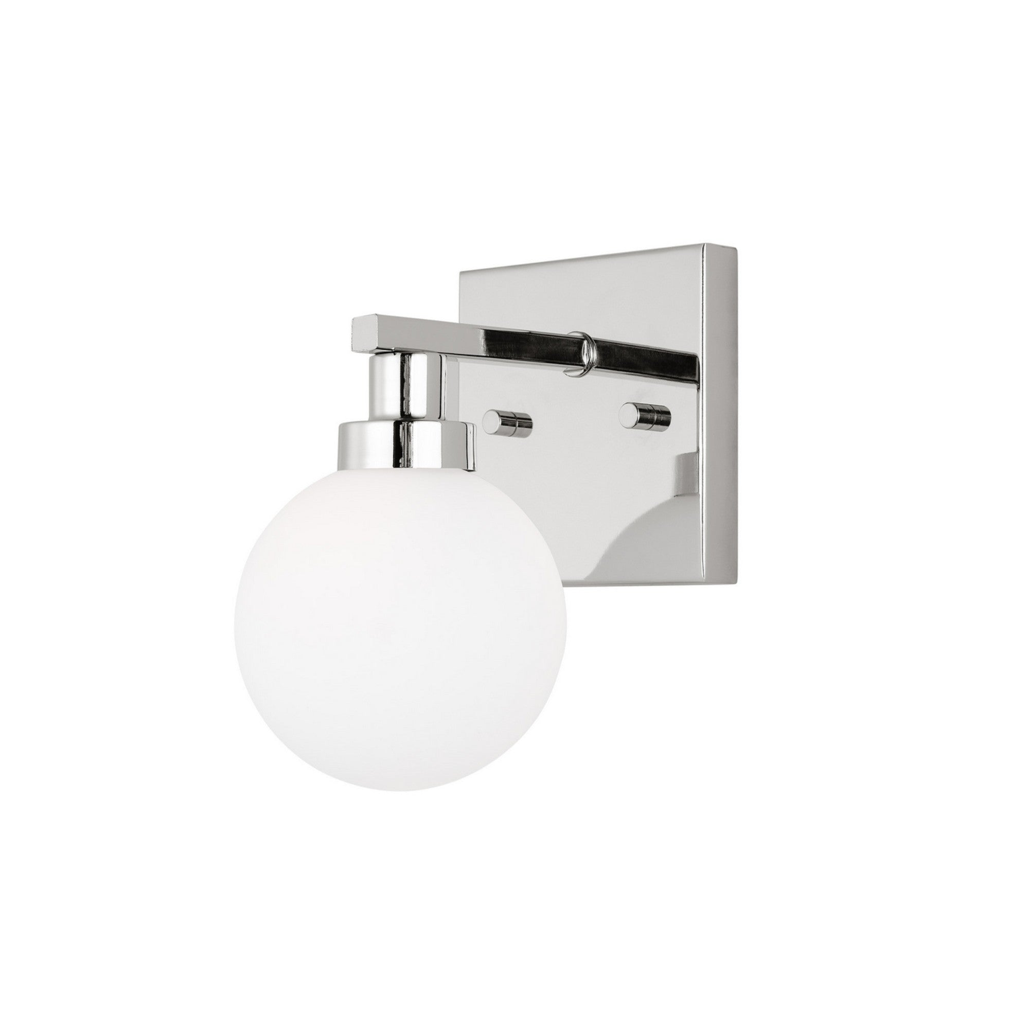 Clybourn 8" Bath Wall Sconce, Chrome Finish - Bees Lighting