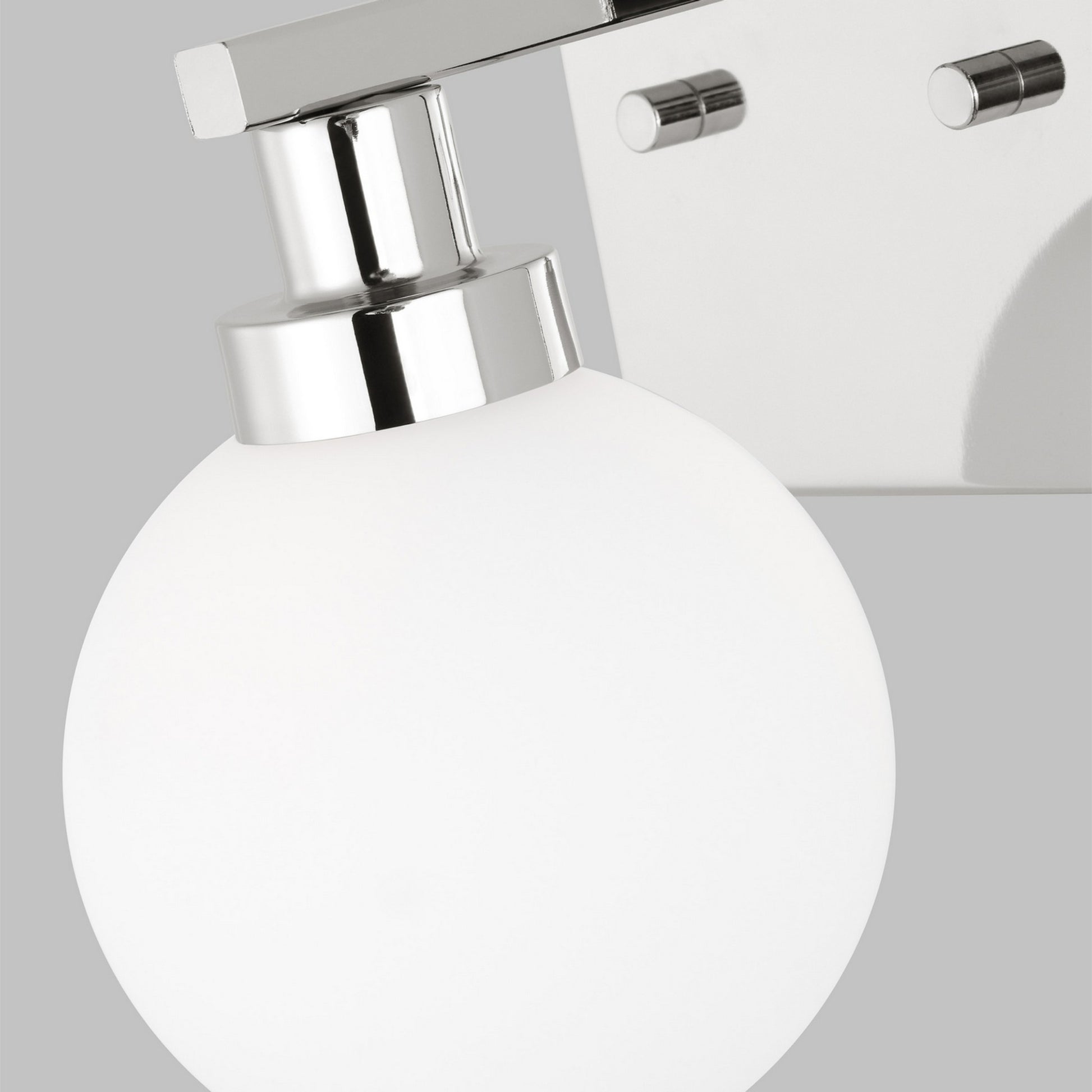 Clybourn 8" Bath Wall Sconce, Chrome Finish - Bees Lighting