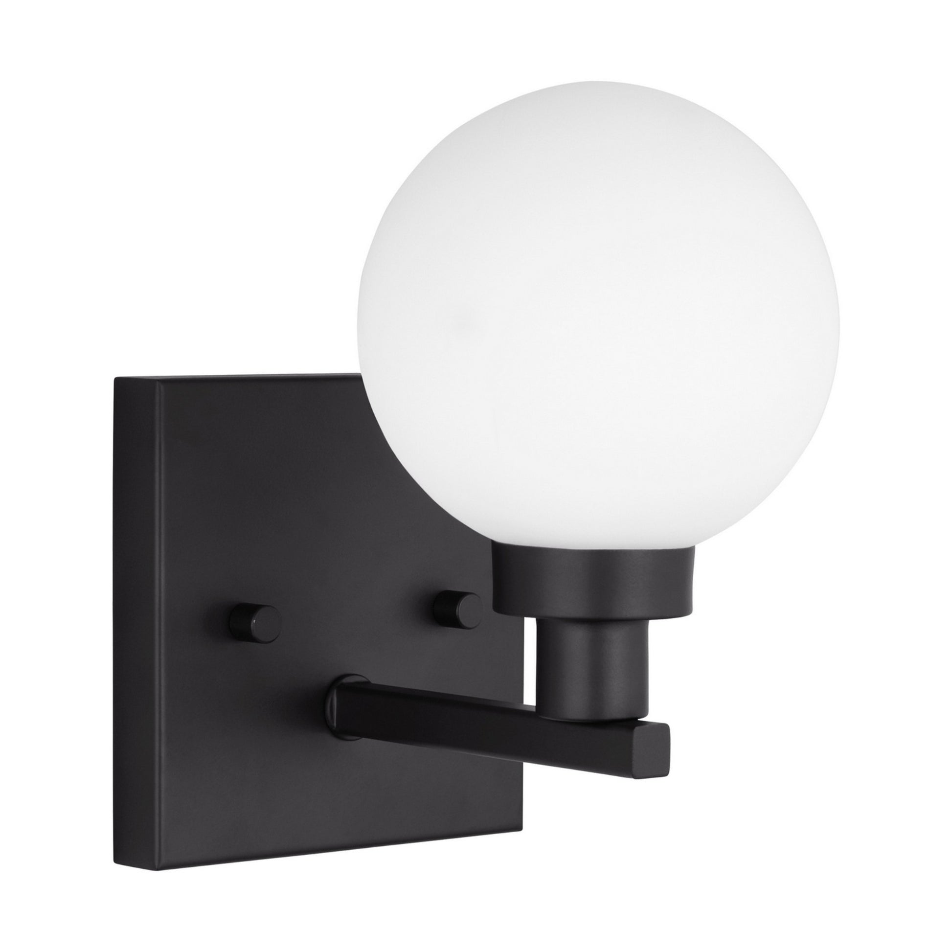Clybourn 8" Bath Wall Sconce, Midnight Black Finish - Bees Lighting