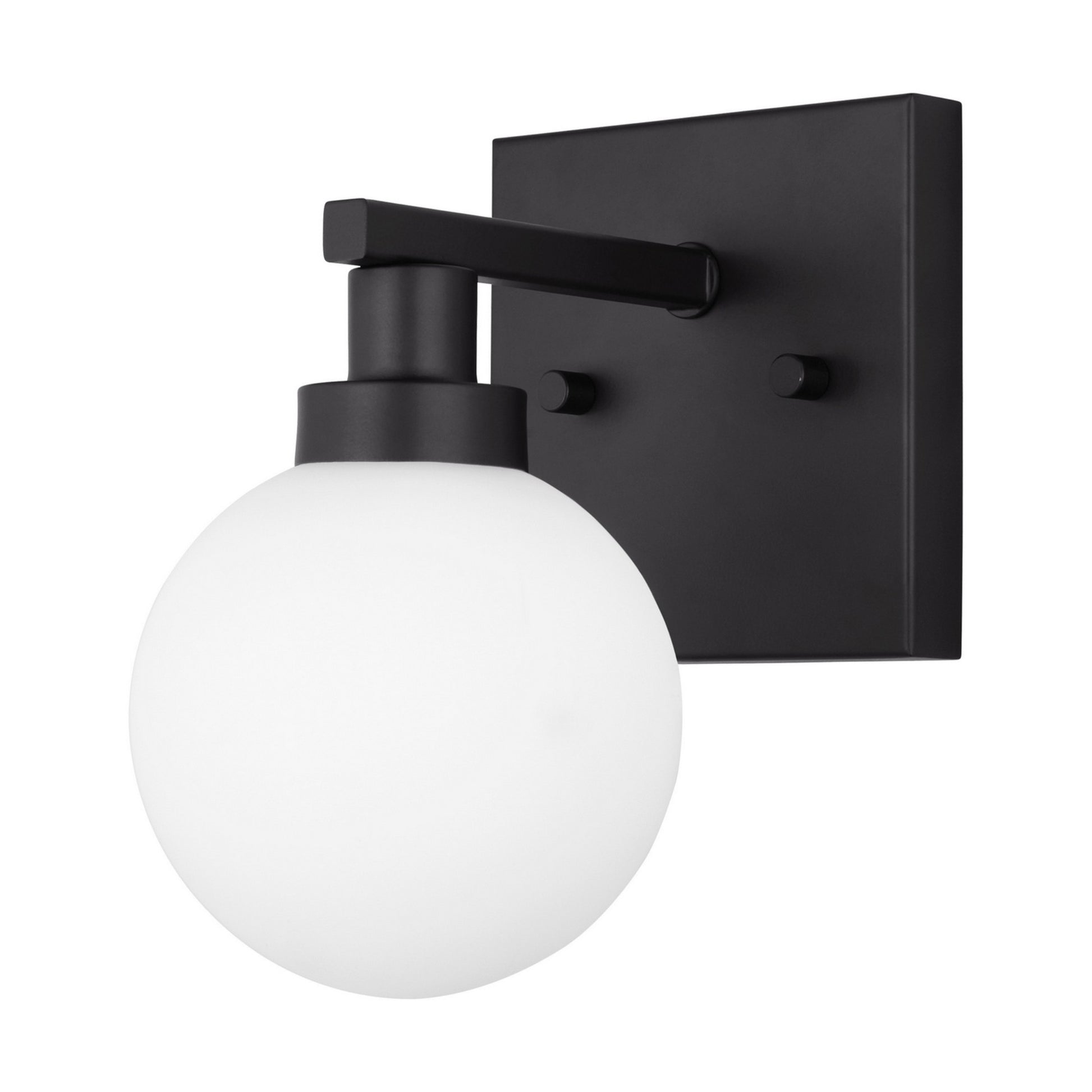 Clybourn 8" Bath Wall Sconce, Midnight Black Finish - Bees Lighting