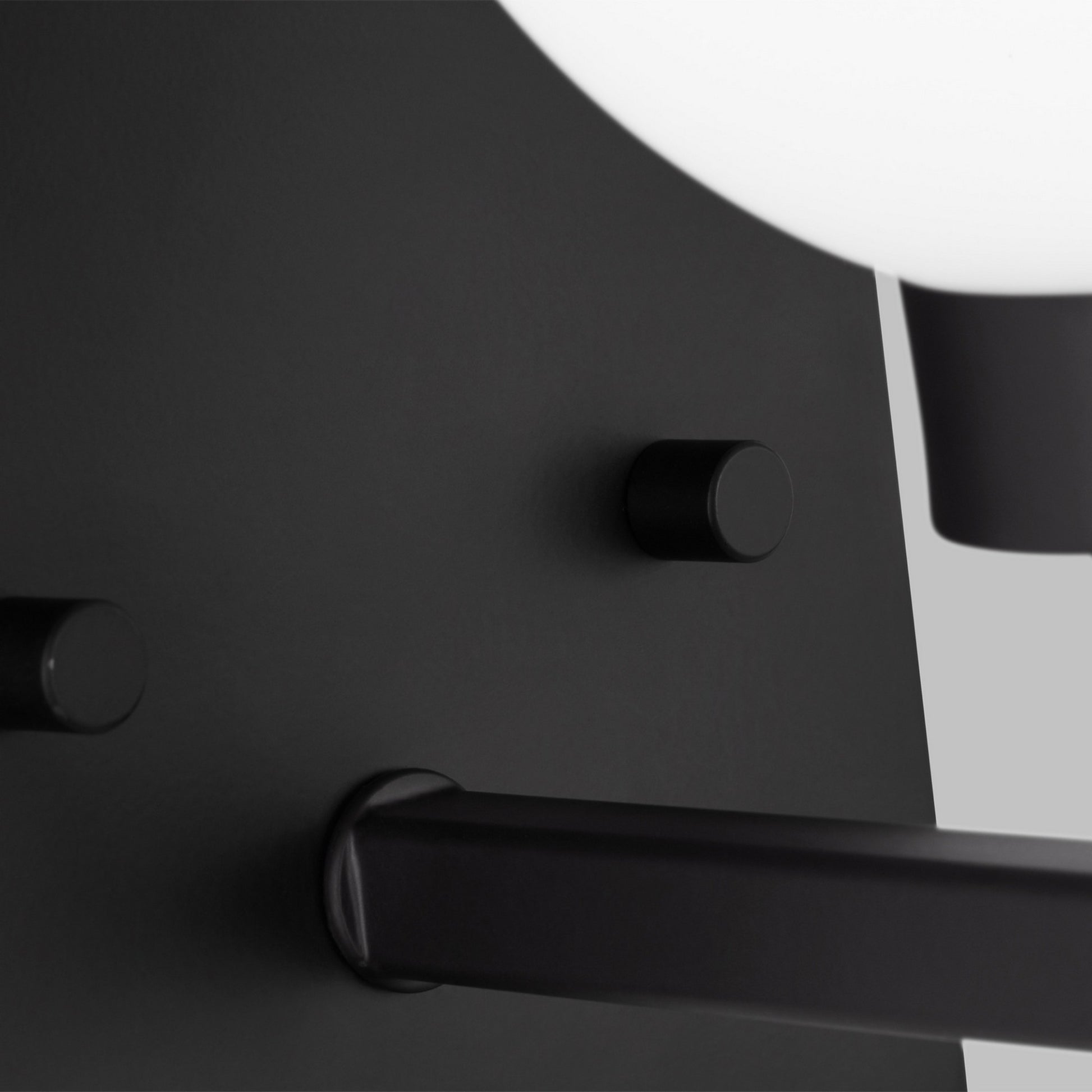 Clybourn 8" Bath Wall Sconce, Midnight Black Finish - Bees Lighting