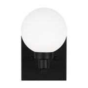 Clybourn 8" Bath Wall Sconce, Midnight Black Finish - Bees Lighting