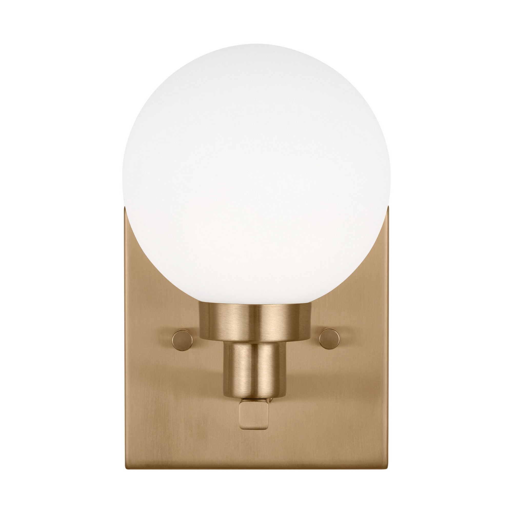 Clybourn 8" Bath Wall Sconce, Satin Brass Finish - Bees Lighting