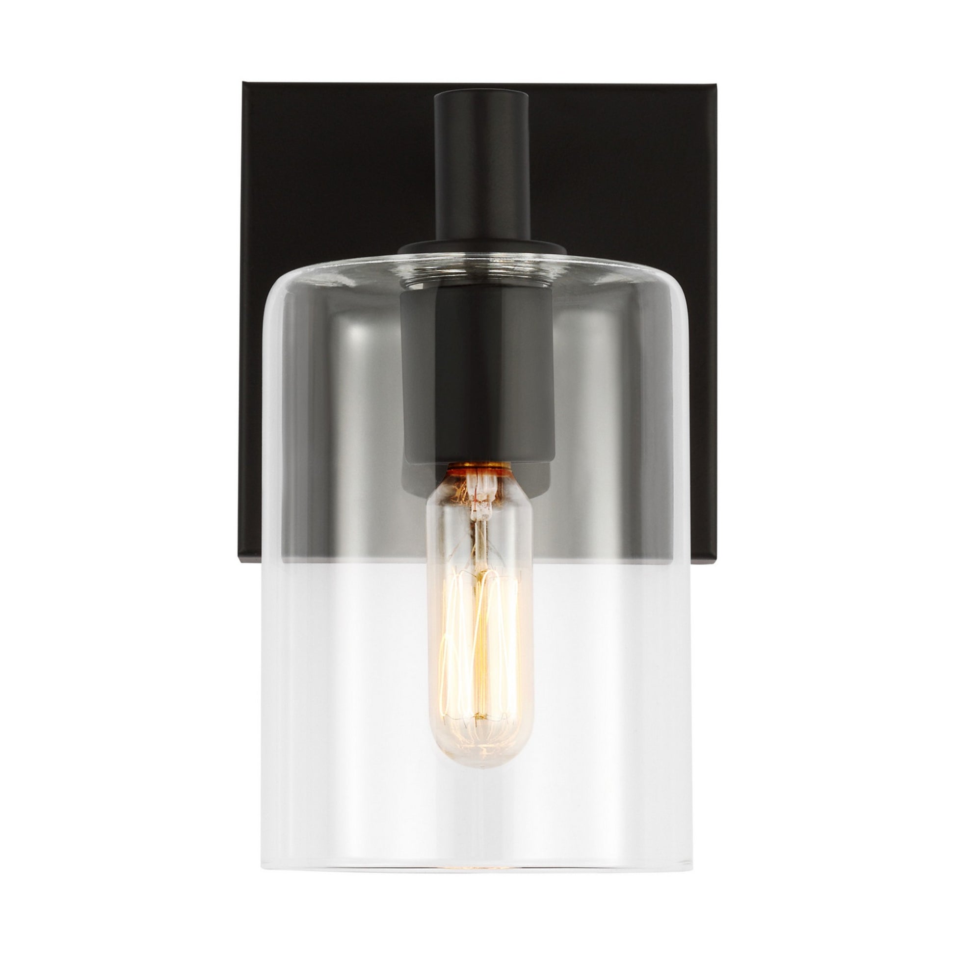 Fullton 8" Bath Sconce, Midnight Black Finish - Bees Lighting