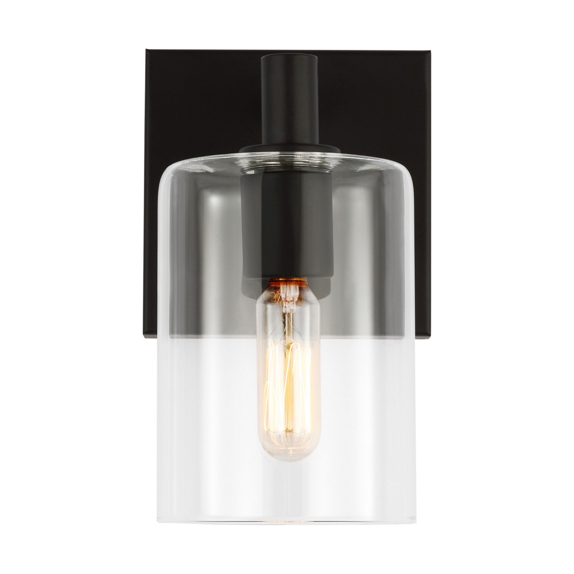 Fullton 8" Bath Sconce, Midnight Black Finish - Bees Lighting