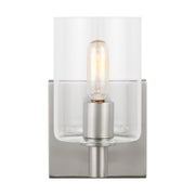 Fullton 8" Bath Sconce, Brushed Nickel Finish - Bees Lighting