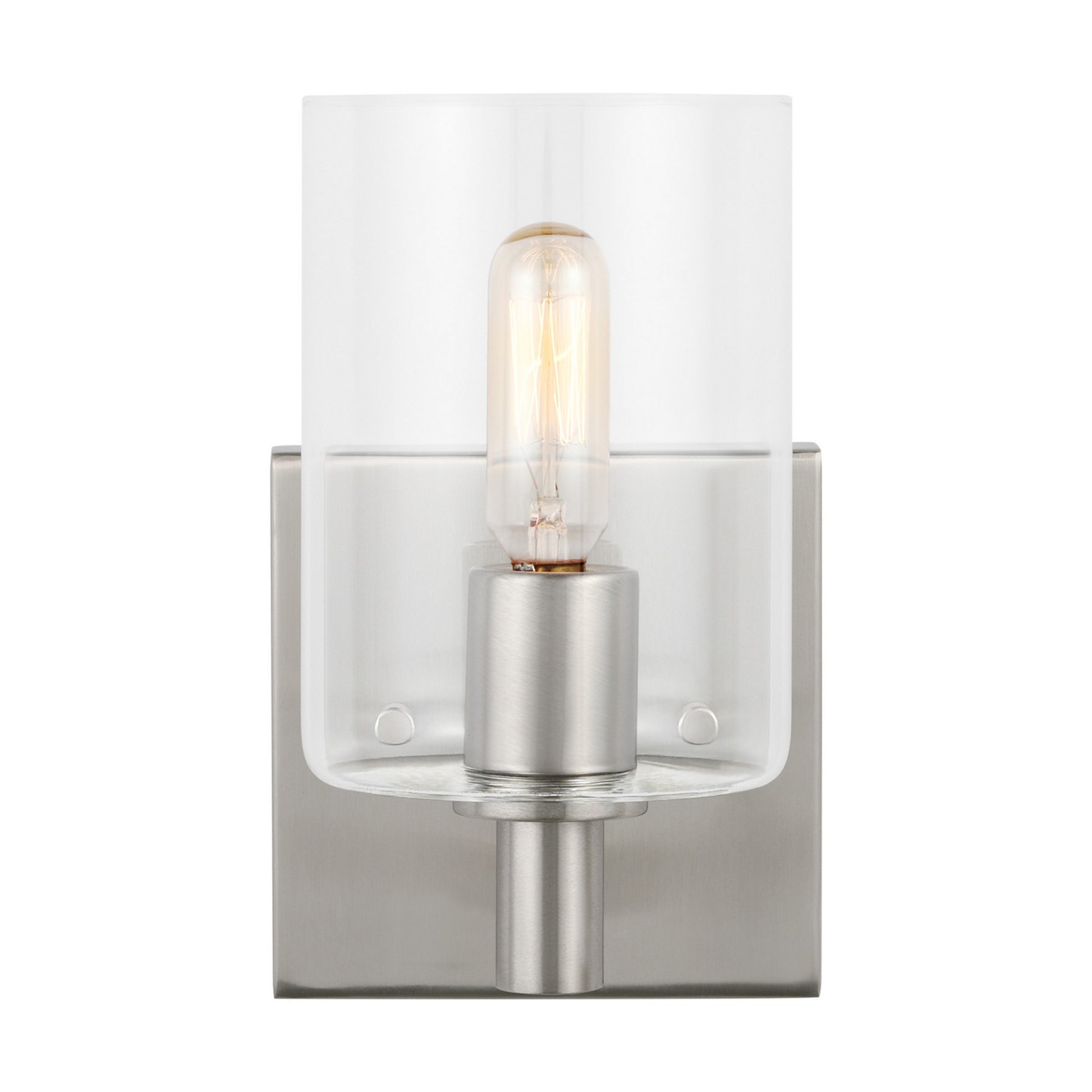 Fullton 8" Bath Sconce, Brushed Nickel Finish - Bees Lighting